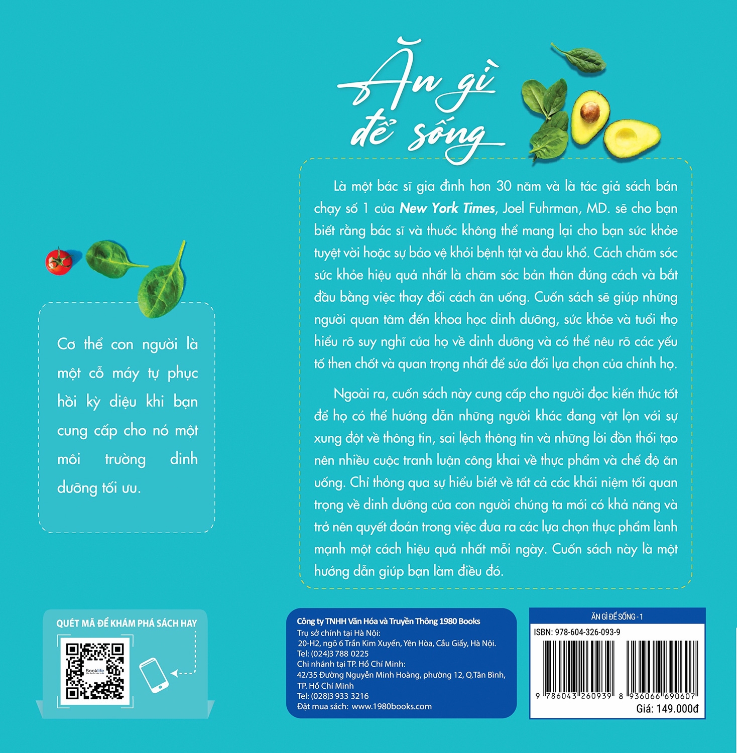 bộ sách ăn gì để sống (bộ 2 tập)