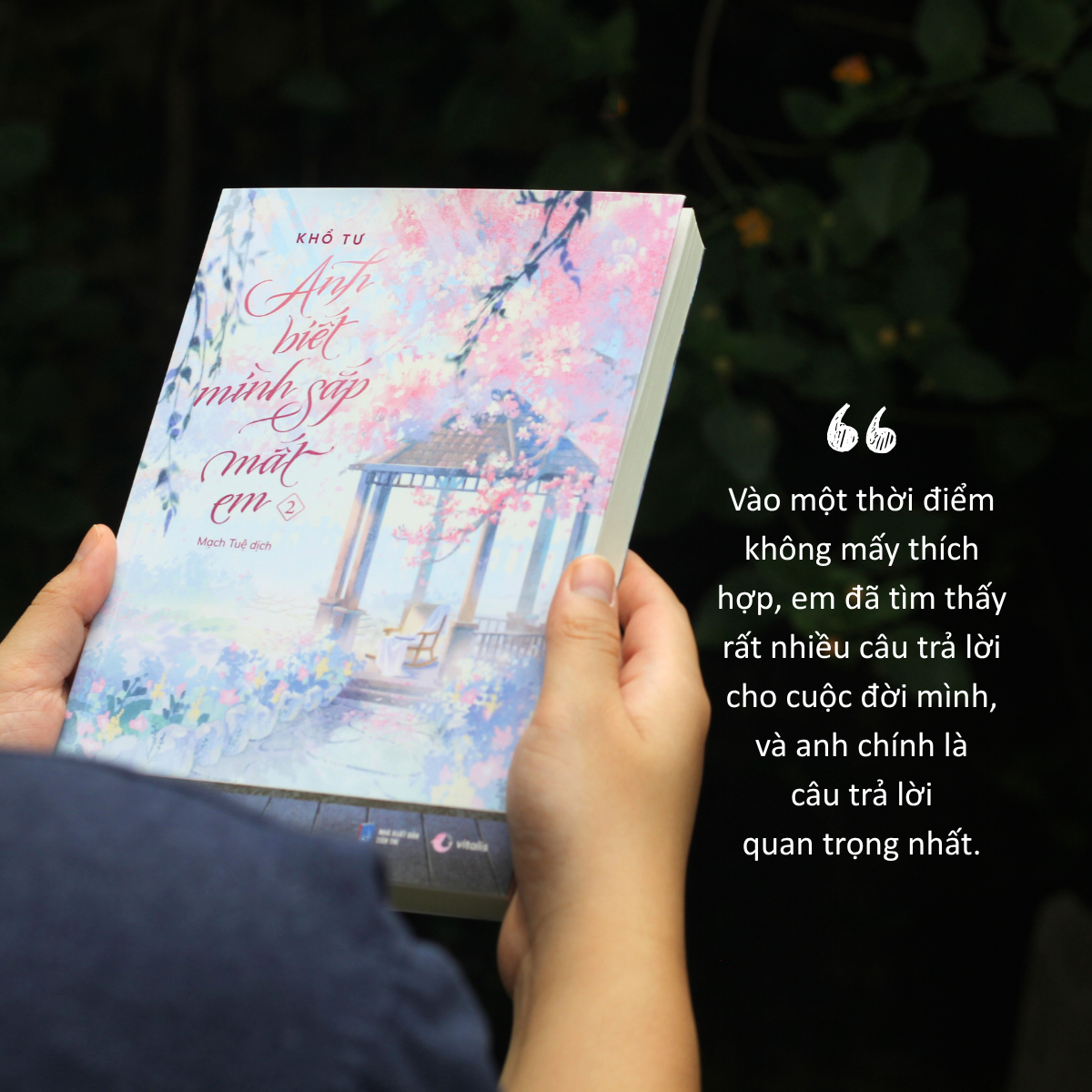 Bộ Sách Anh Biết Mình Sắp Mất Em - Tập 1 + Tập 2 (Bộ 2 Tập) - Tặng Kèm 2 Bookmark - Ảnh 8