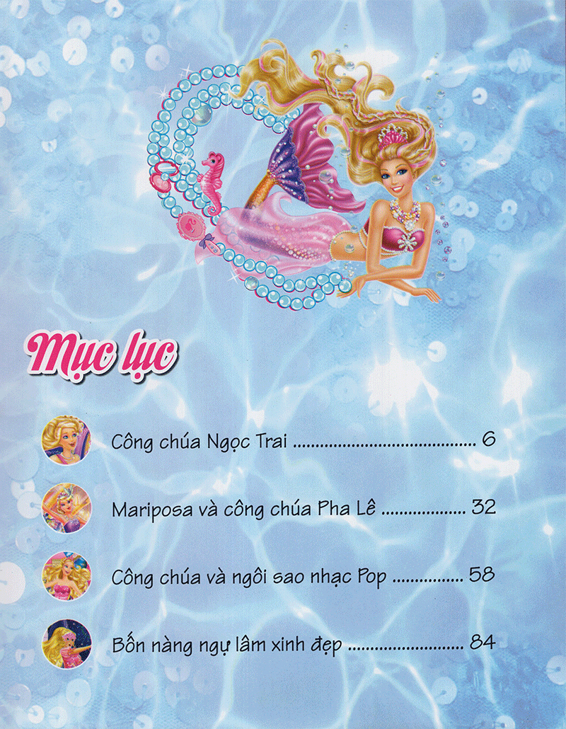 bộ sách barbie - câu chuyện về những nàng công chúa (bộ 2 cuốn)