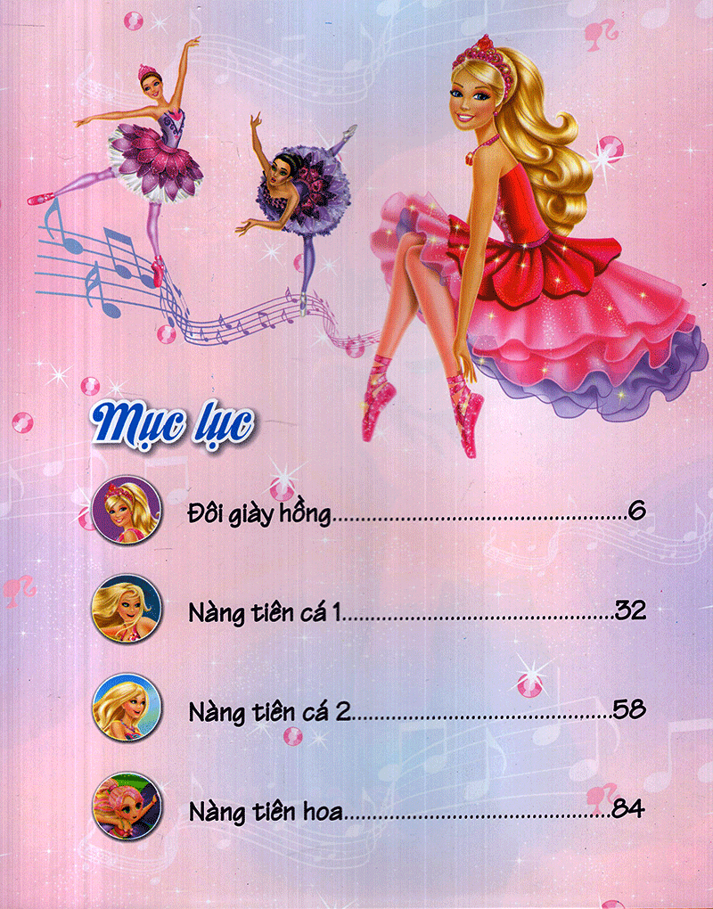 bộ sách barbie - câu chuyện về những nàng công chúa (bộ 2 cuốn)