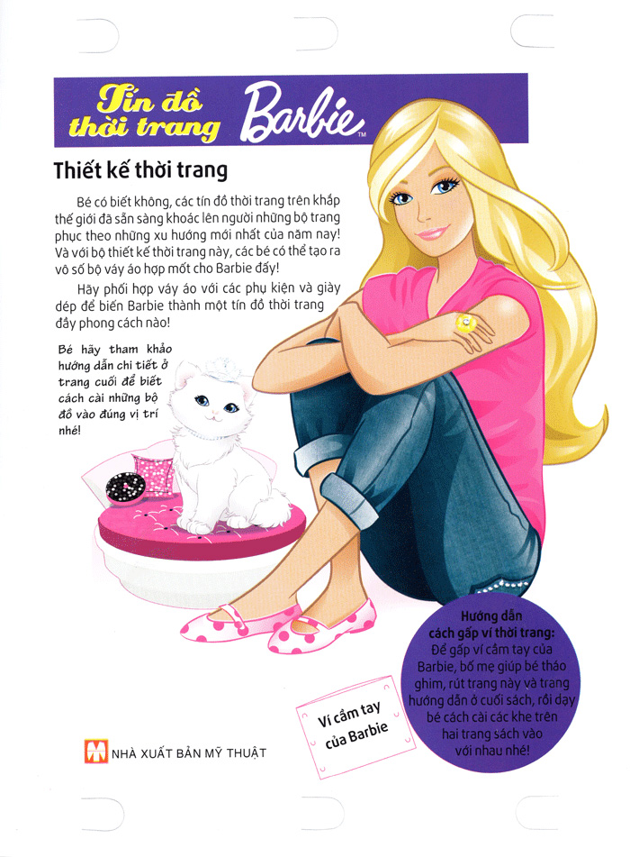 bộ sách barbie thiết kế thời trang (bộ 10 cuốn)