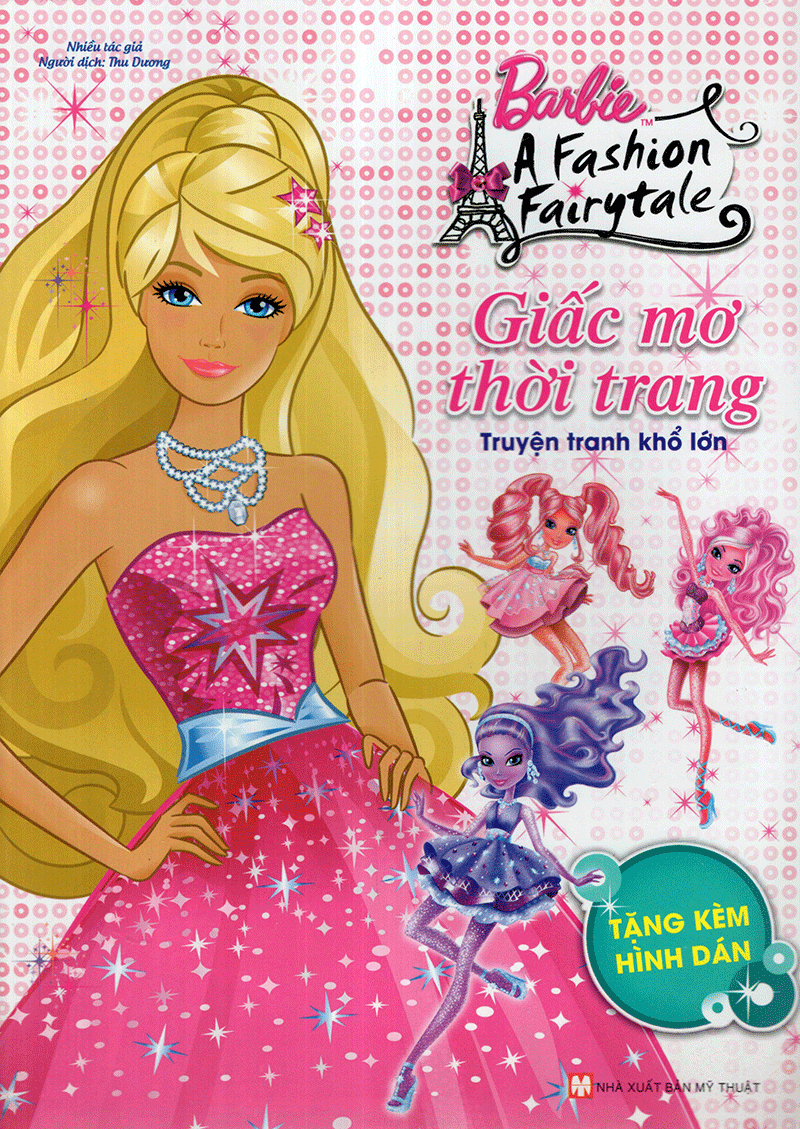 bộ sách barbie truyện tranh khổ lớn (bộ 4 cuốn)