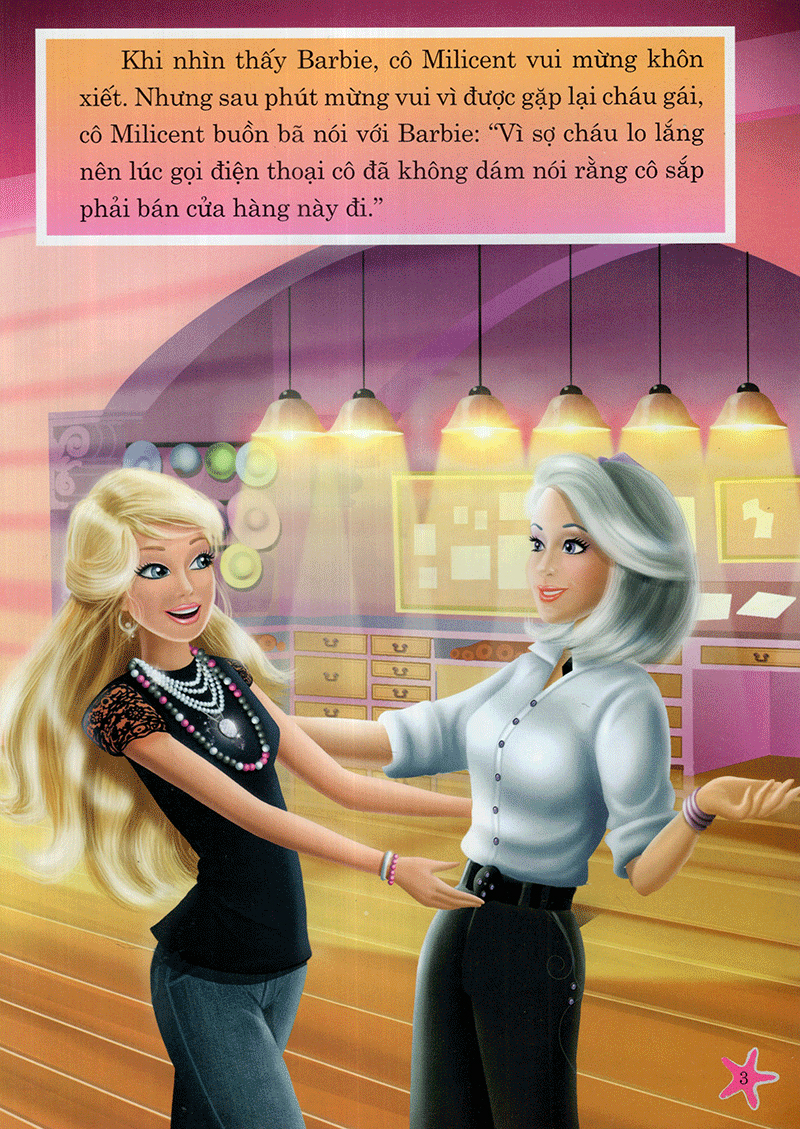 bộ sách barbie truyện tranh khổ lớn (bộ 4 cuốn)