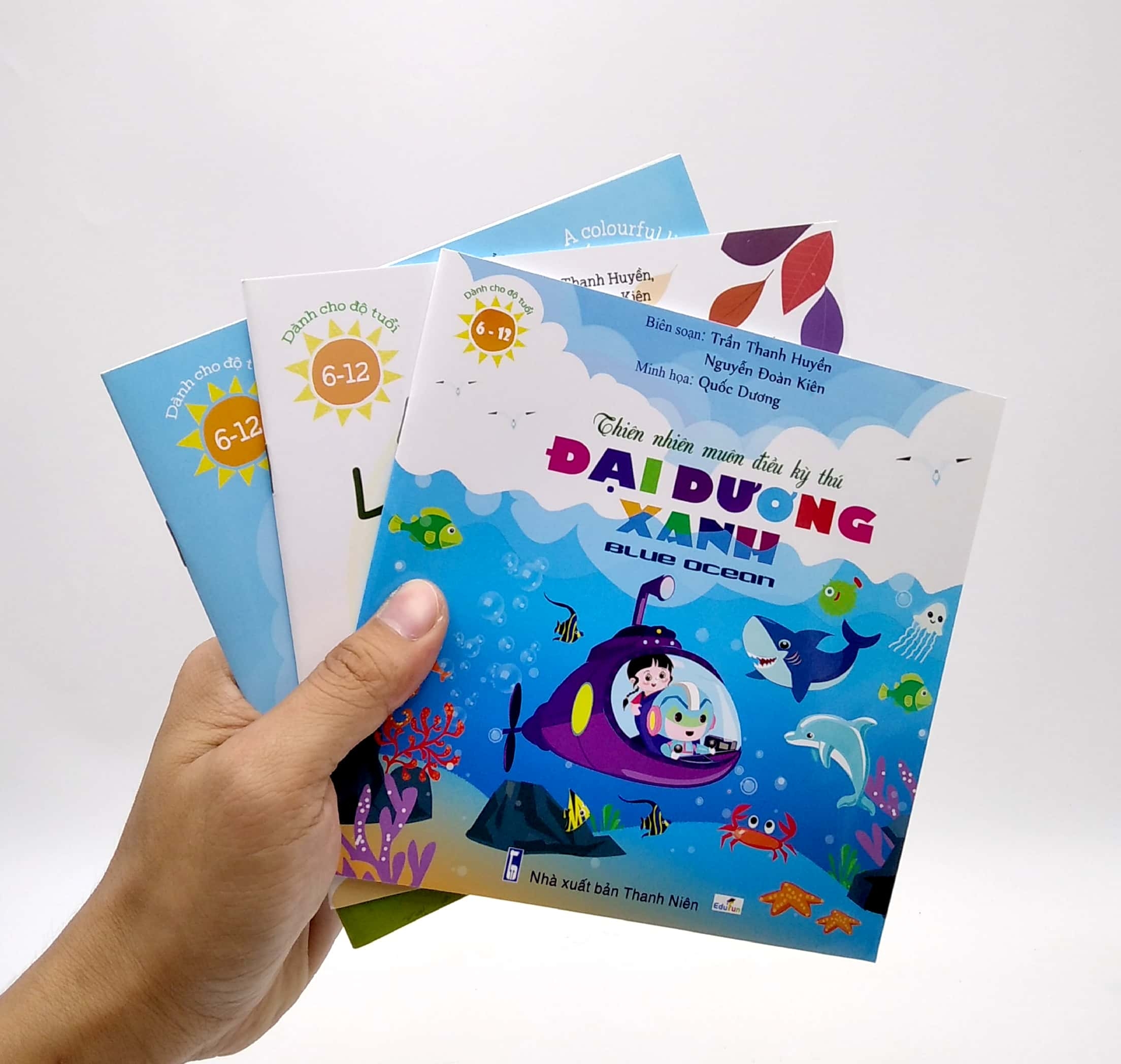 bộ sách bé hạnh phúc + lá không xanh + đại dương xanh (tặng kèm bao lì xì)