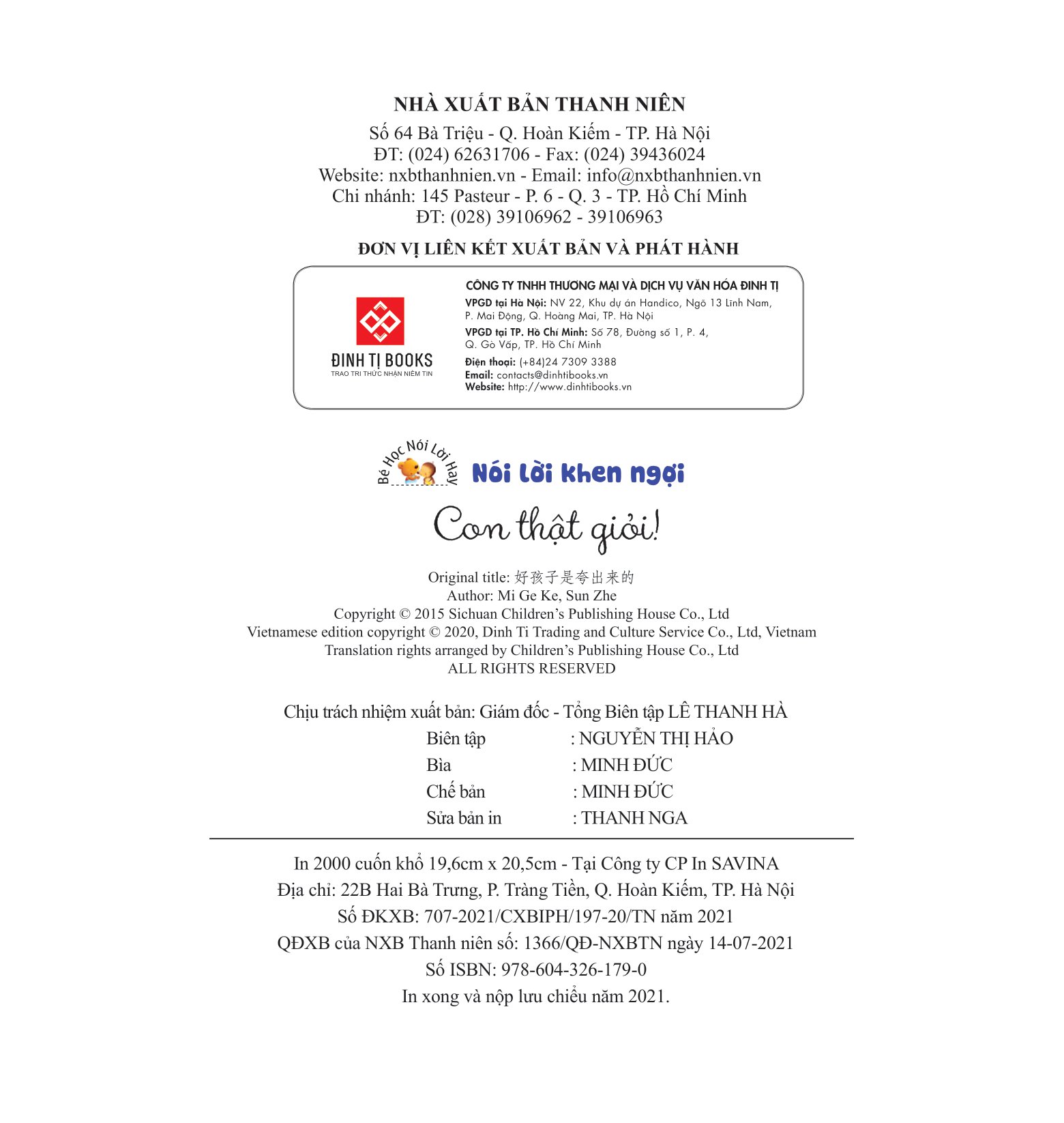 bộ sách bé học nói lời hay (bộ 6 cuốn)