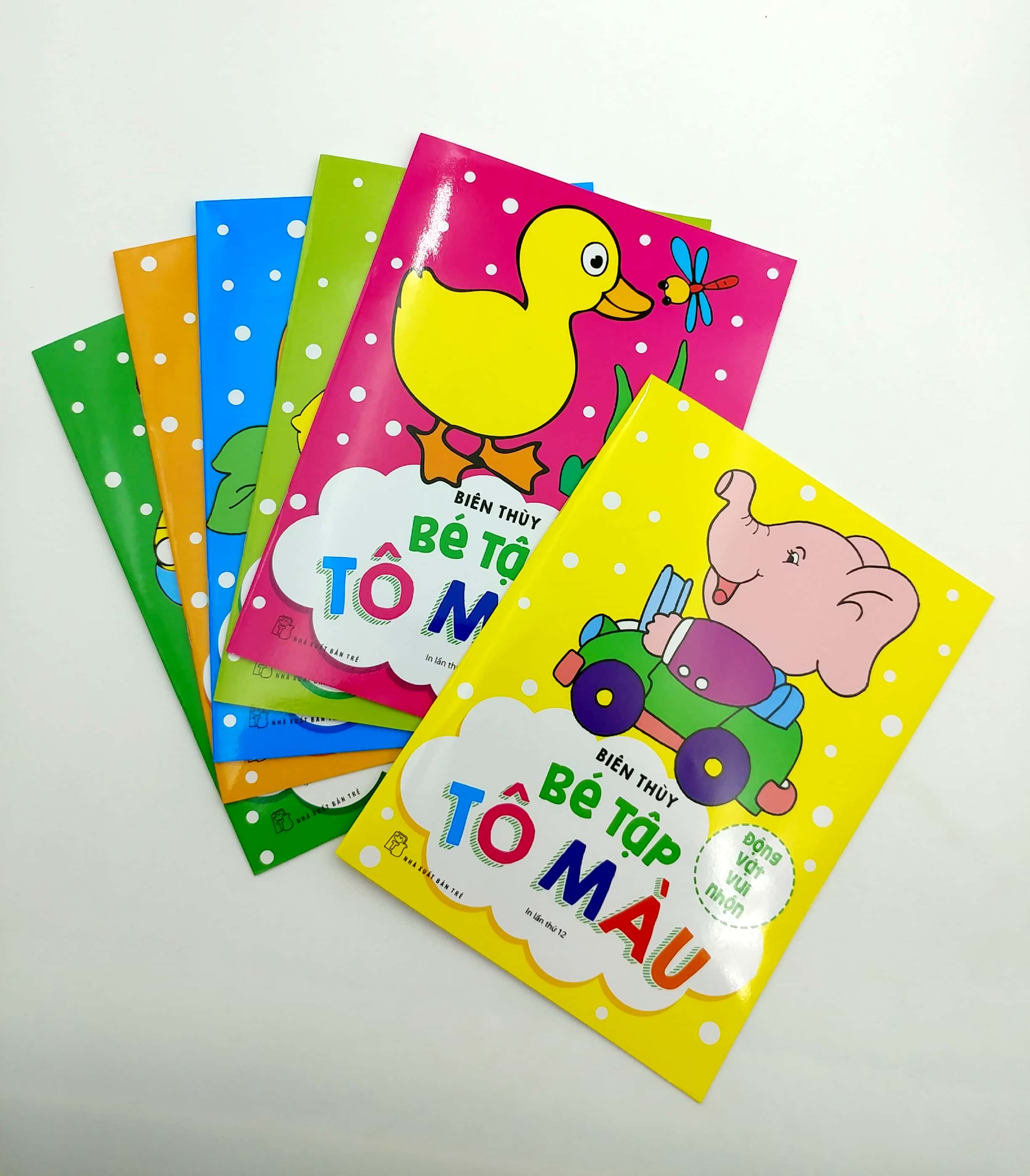 bộ sách bé tập tô màu (bộ 6 cuốn)