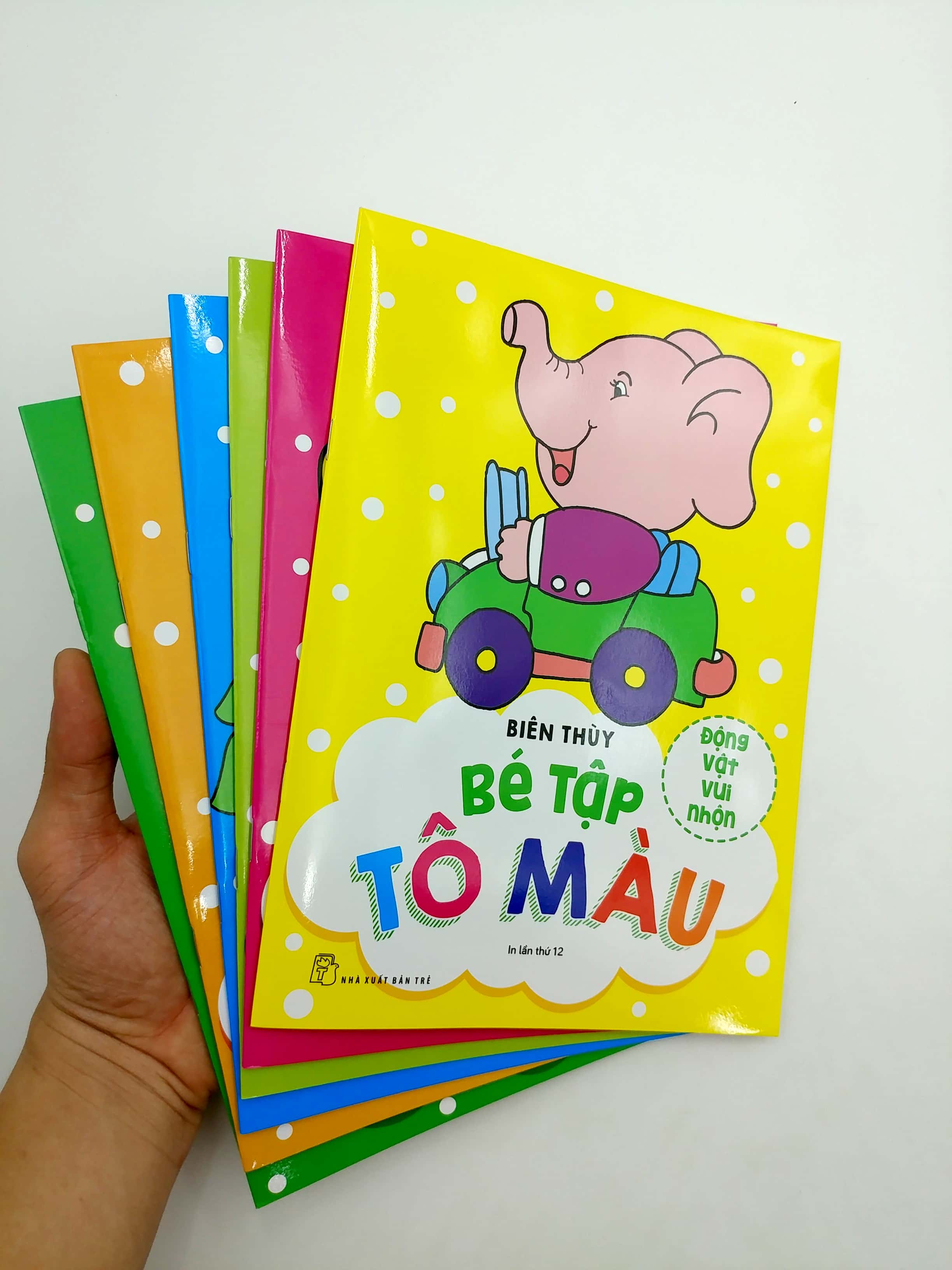 bộ sách bé tập tô màu (bộ 6 cuốn)