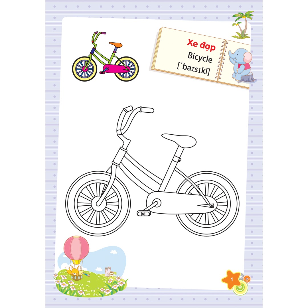 bộ sách bé tập tô màu (bộ 8 cuốn) (tái bản 2023)