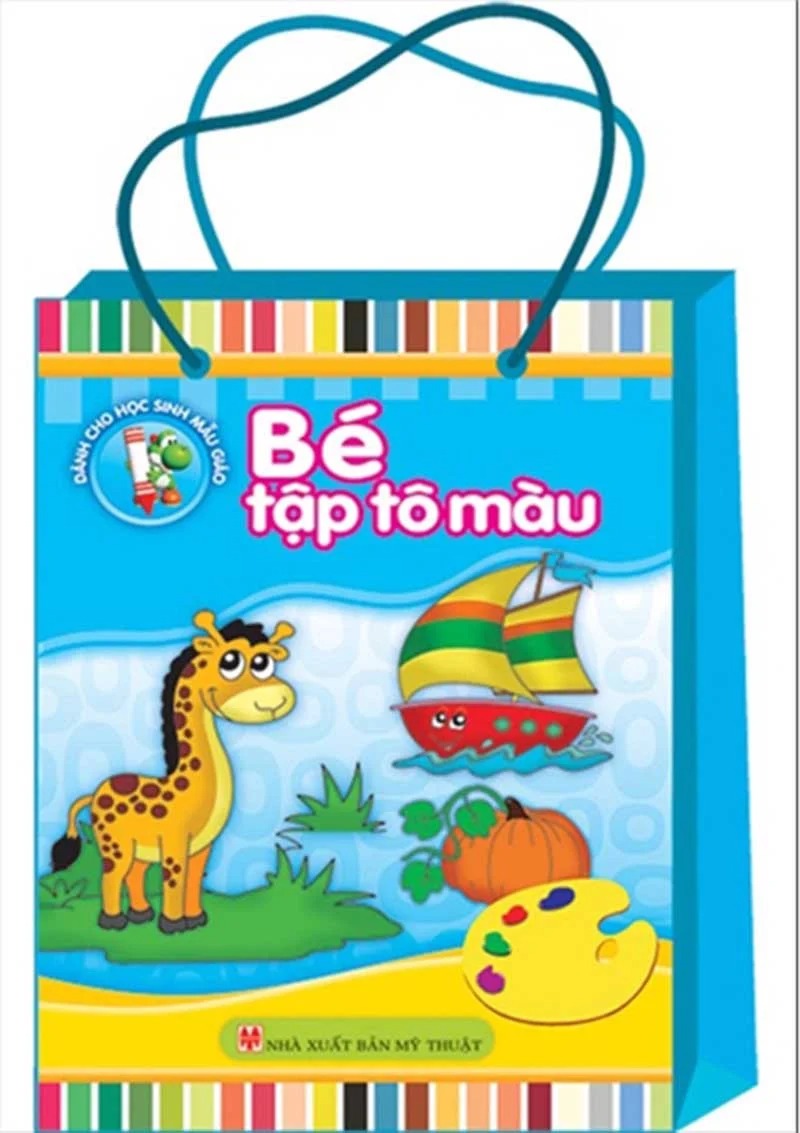bộ sách bé tập tô màu (bộ 8 cuốn) (tái bản 2023)