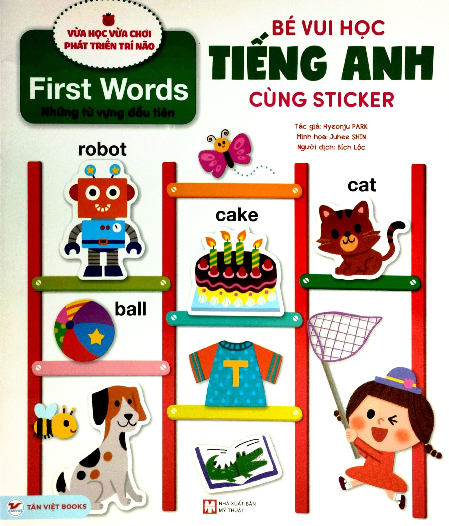 bộ sách bé vui học tiếng anh cùng sticker (bộ 5 cuốn) (tái bản 2023)