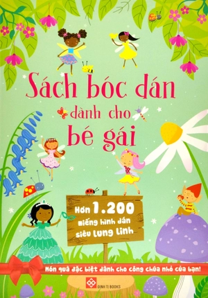 bộ sách bóc dán dành cho bé gái (bộ 4 cuốn)