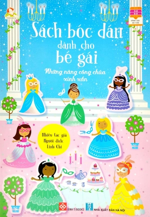 bộ sách bóc dán dành cho bé gái (bộ 4 cuốn)