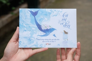 bộ sách cá voi cô đơn - tập 1 - 3 (bộ 3 tập) - bản đặc biệt - tặng kèm bookmark cá voi + bookmark trứng + thiệp cưới + postcard in chữ ký tác giả + standee