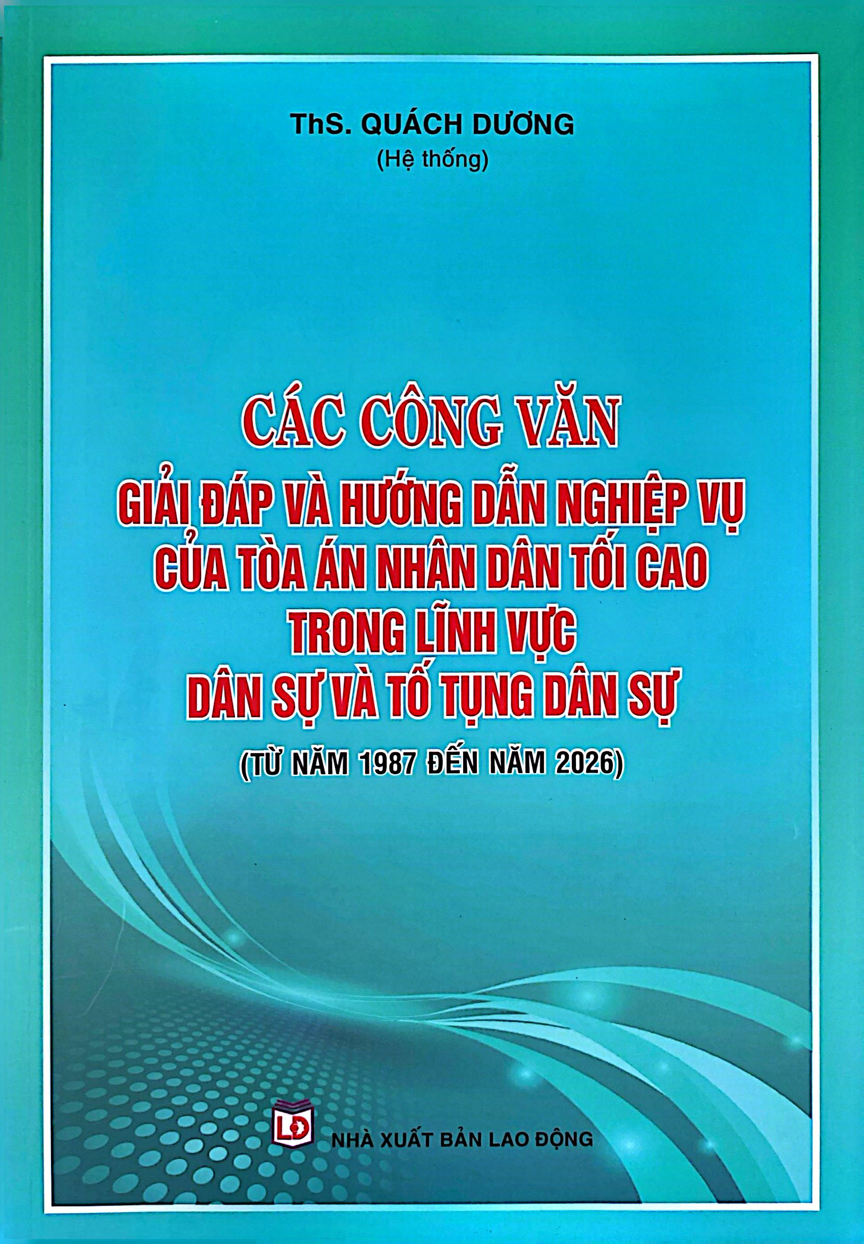 Bộ Sách Các Công Văn Giải Đáp Và Hướng Dẫn Nghiệp Vụ Của Toàn Án Nhân Dân Tối Cao Trong Lĩnh Vực Hình Sự Và Tố Tụng Hình Sự + Dân Sự Và Tố Tụng Dân Sự (Bộ 2 Cuốn) - Ảnh 3