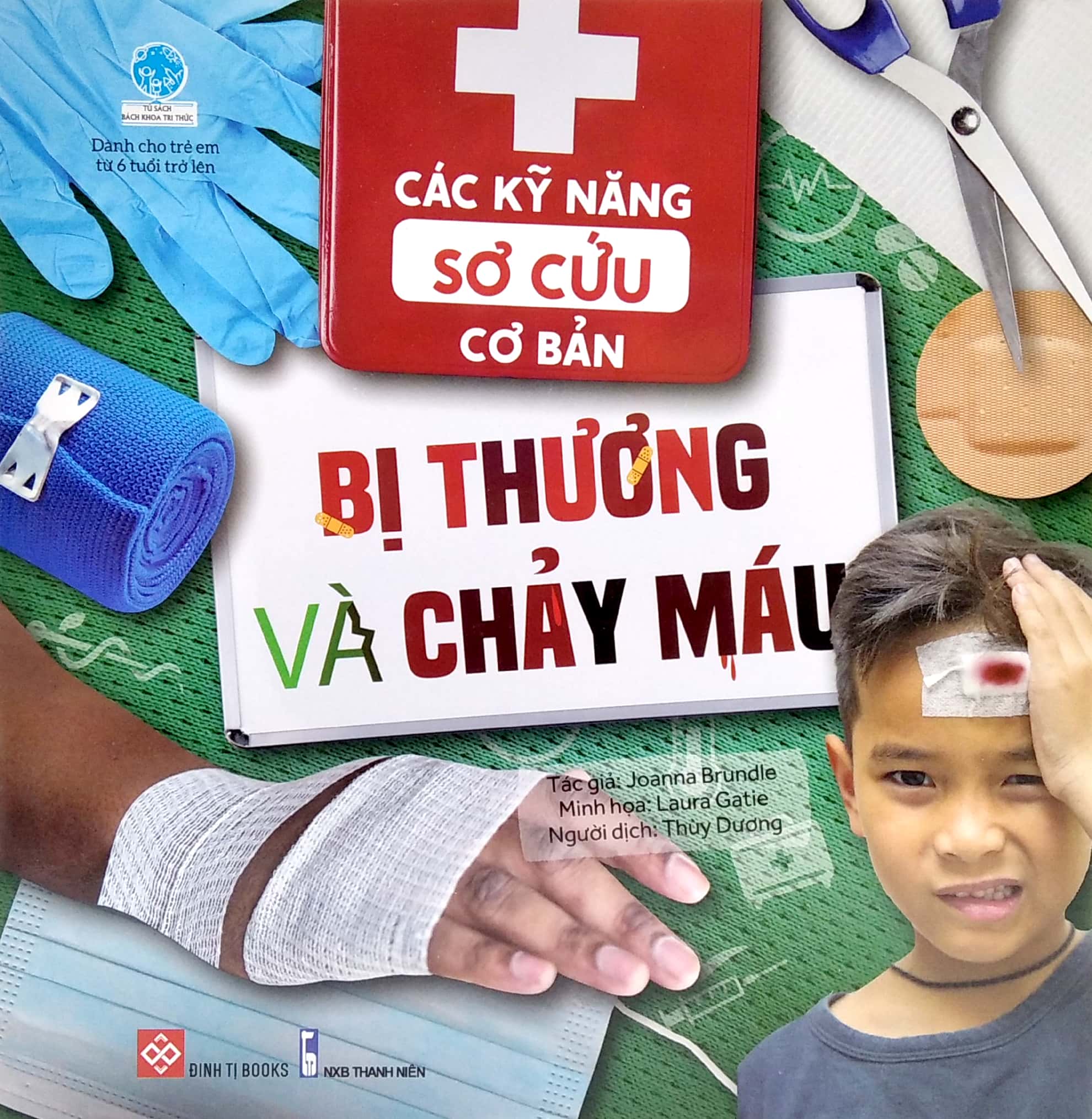 bộ sách các kỹ năng sơ cứu cơ bản (bộ 4 cuốn)
