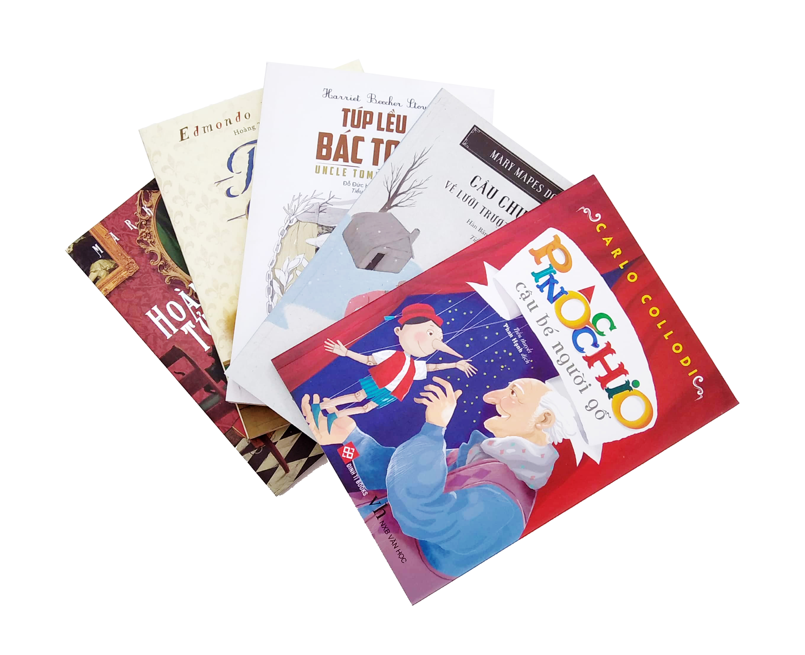 bộ sách các tác phẩm văn học kinh điển hay nhất dành cho thiếu nhi - những tâm hồn cao thượng (bộ 5 cuốn)