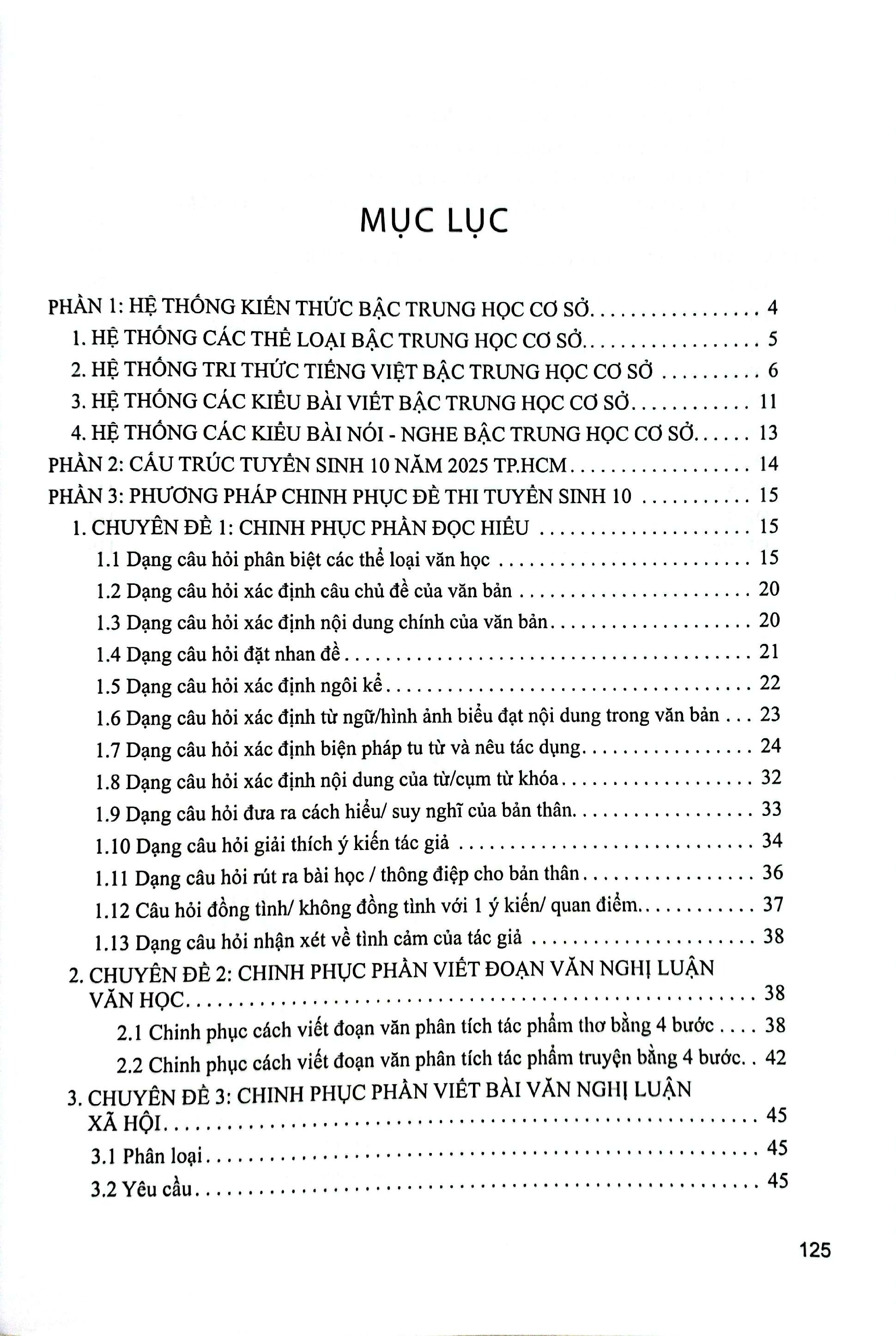 Bo Sach Cam Nang On Tap-Thi Tuyen Vao Lop 10 - Mon Ngu Van + Toan + Tieng Anh (Bo 4 Cuon)