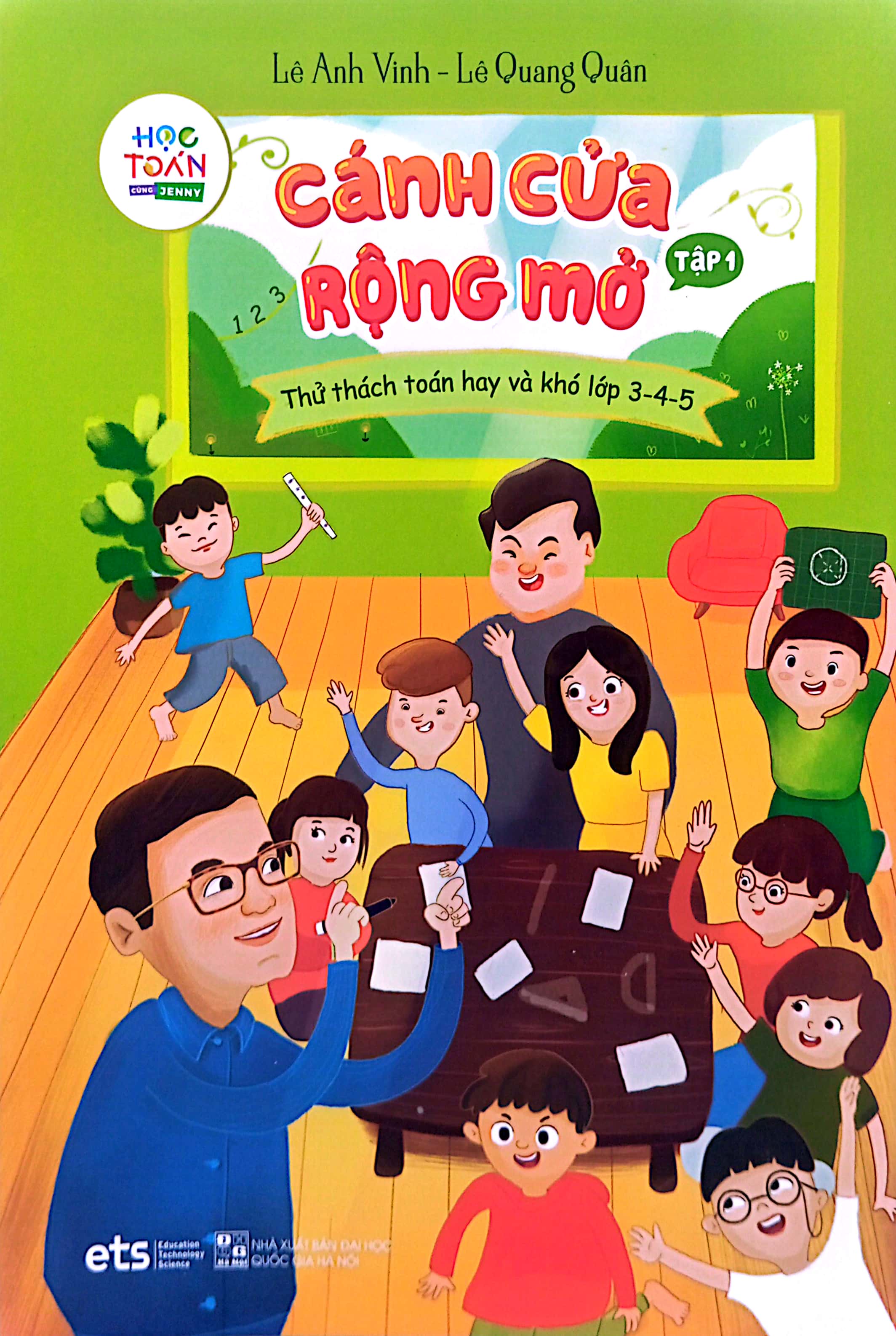 bộ sách cánh cửa rộng mở - thử thách toán hay và khó lớp 3-4-5 (bộ 2 cuốn)