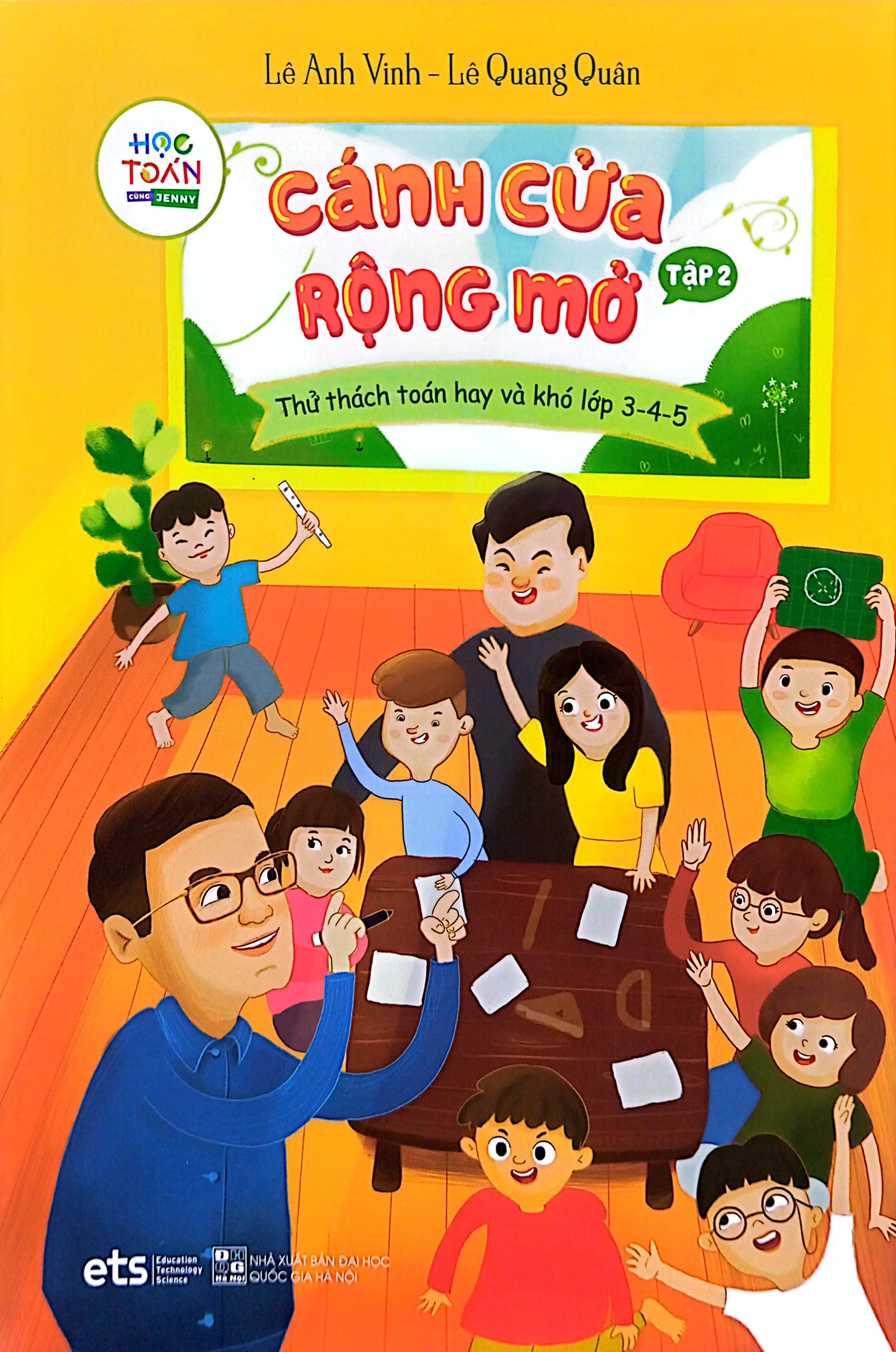 bộ sách cánh cửa rộng mở - thử thách toán hay và khó lớp 3-4-5 (bộ 2 cuốn)