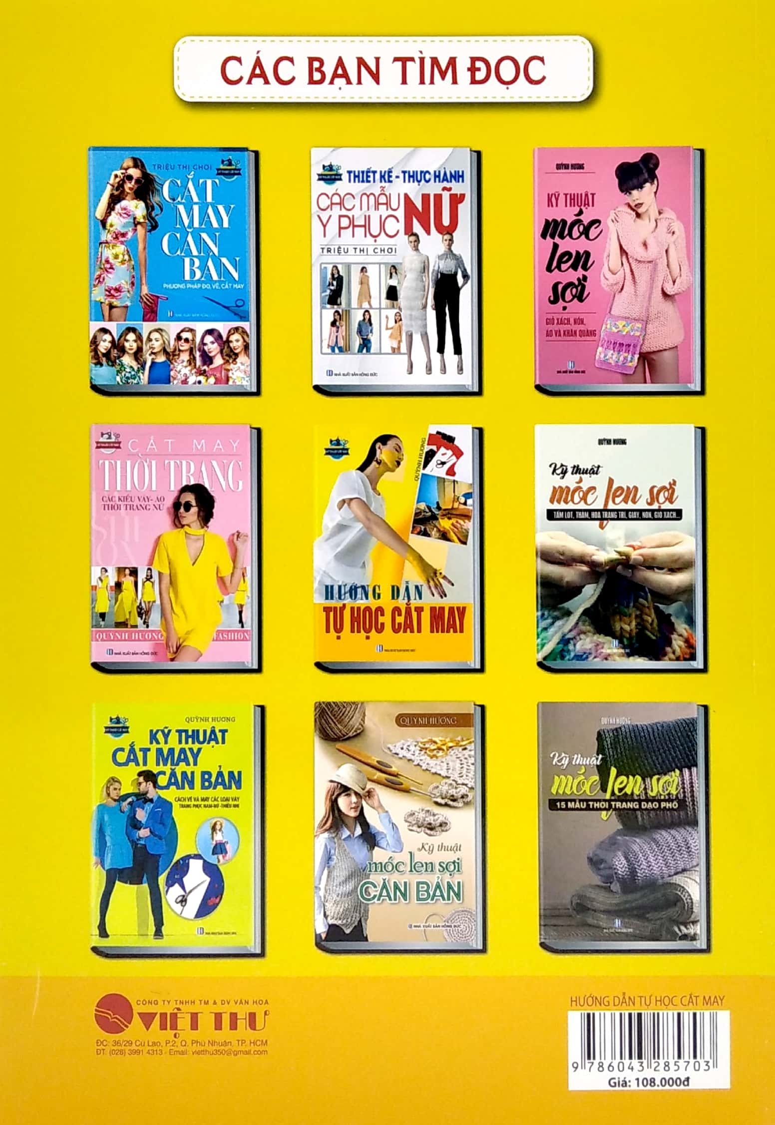 bộ sách cắt may cho người bắt đầu tự học đến nâng cao (bộ 5 cuốn)