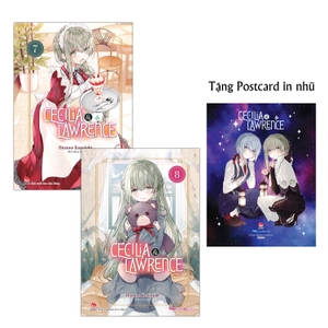 bộ sách cecilia & lawrence - tập 7 + tập 8 (bộ 2 tập) - tặng kèm postcard in nhũ