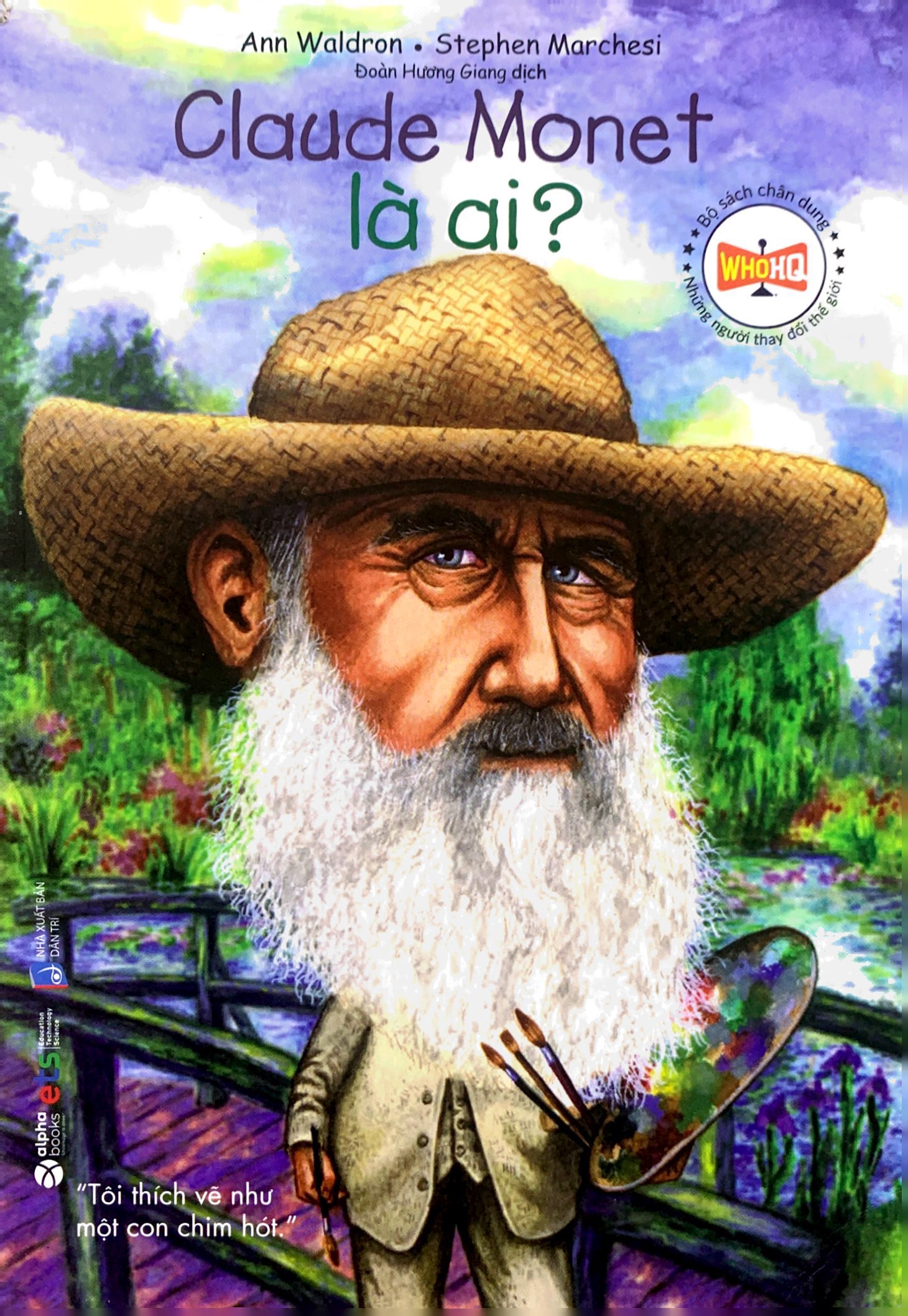 bộ sách chân dung - claude monet là ai (tái bản 2022)