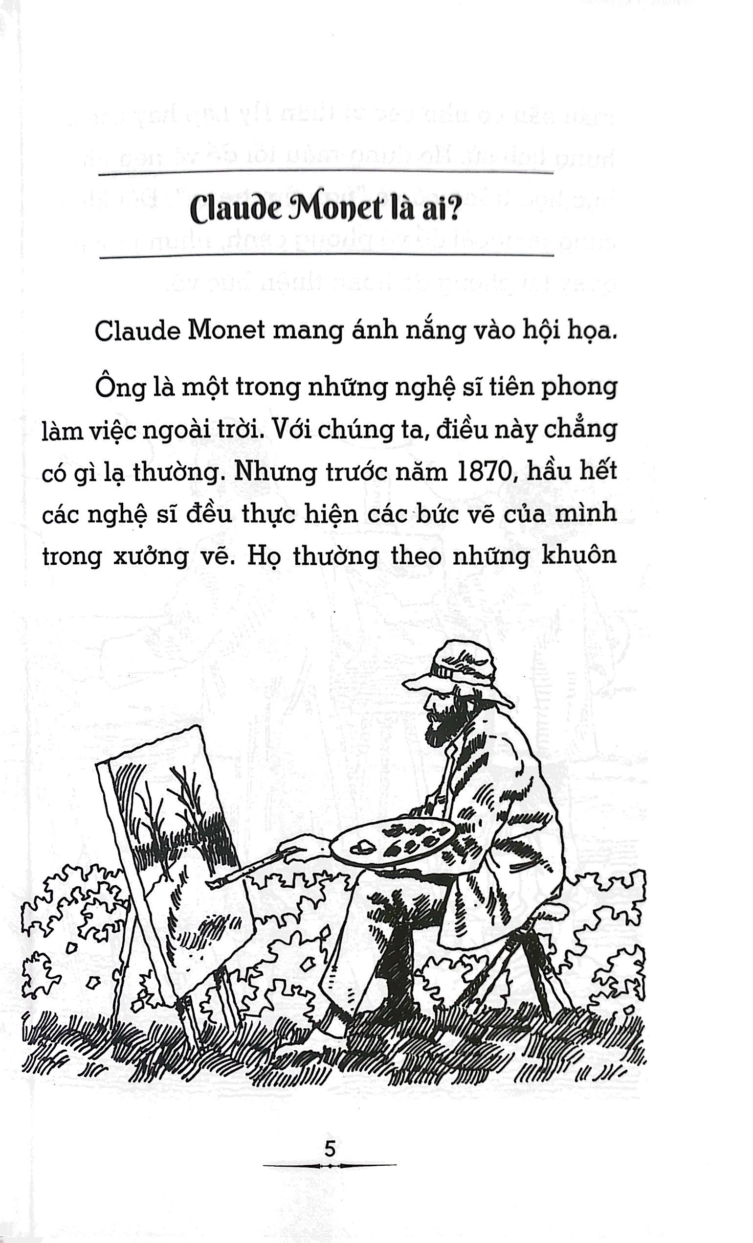 bộ sách chân dung - claude monet là ai (tái bản 2022)