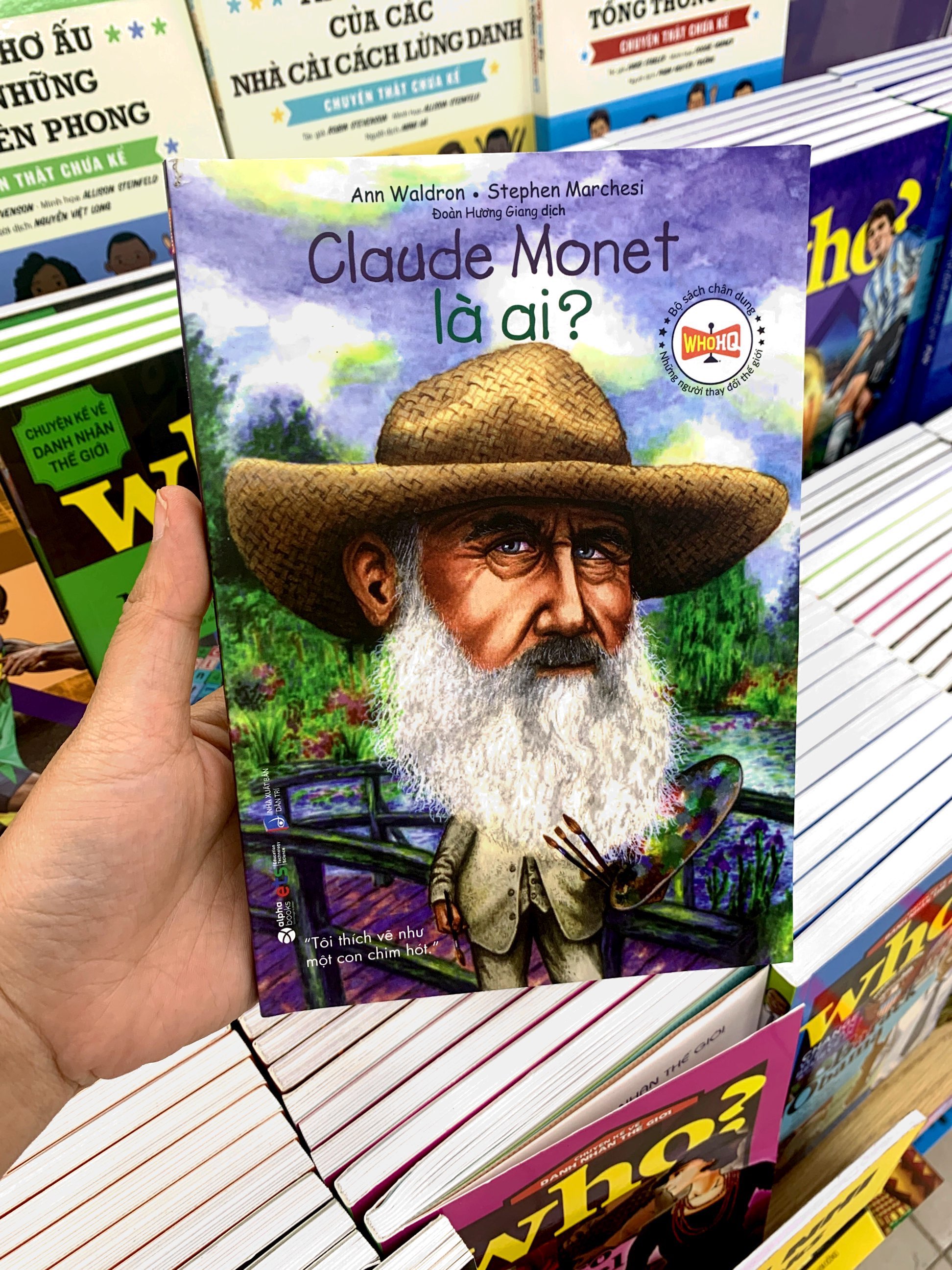 bộ sách chân dung - claude monet là ai (tái bản 2022)