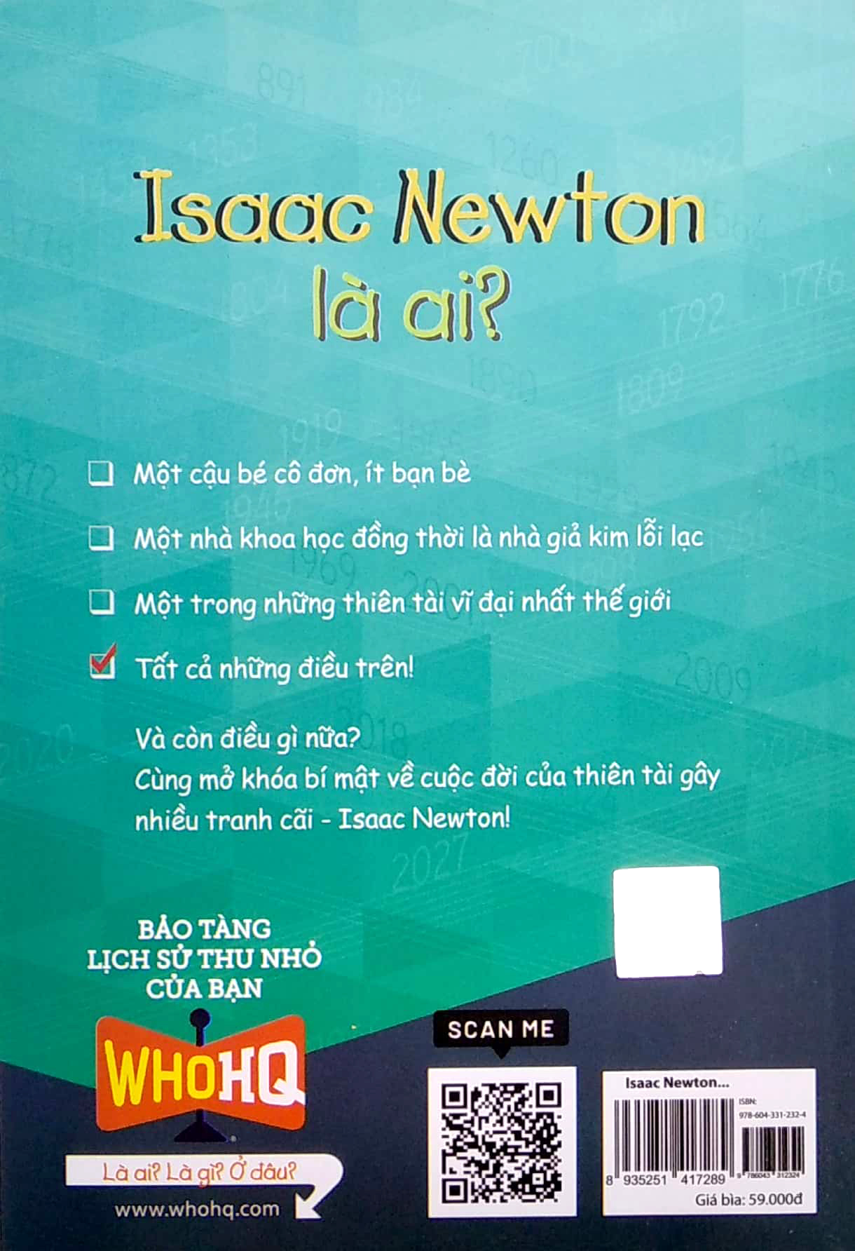 bộ sách chân dung - isaac newton là ai? (tái bản 2021)
