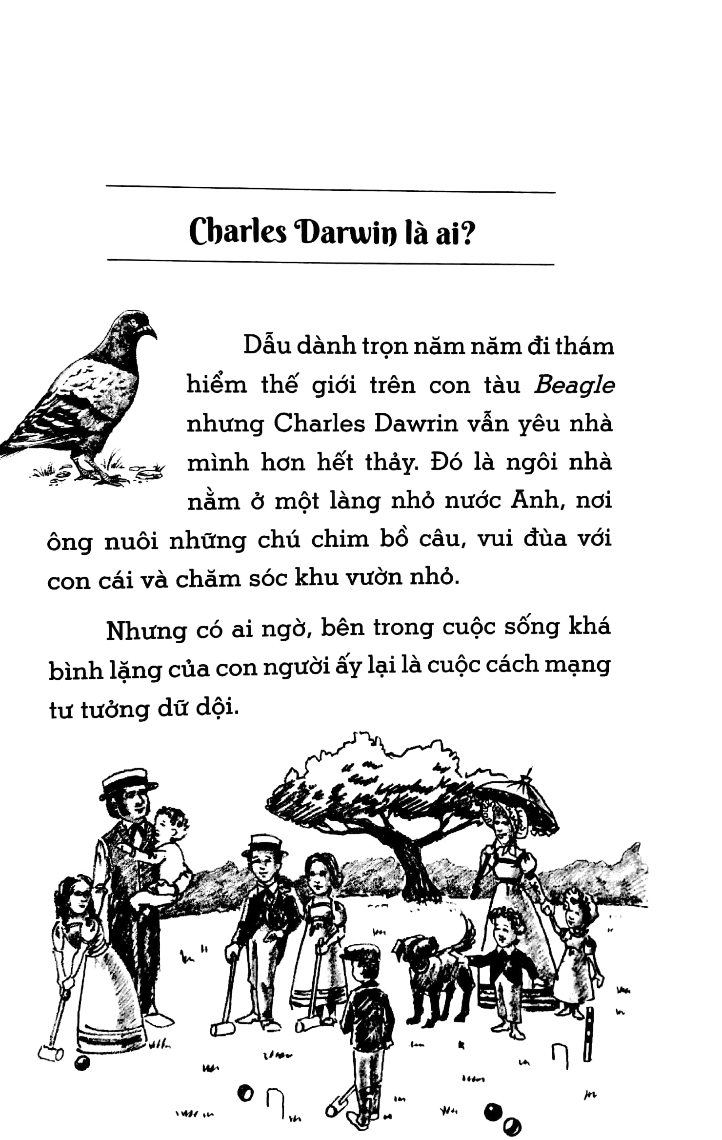 bộ sách chân dung những người thay đổi thế giới - charles darwin là ai? (tái bản 2023)