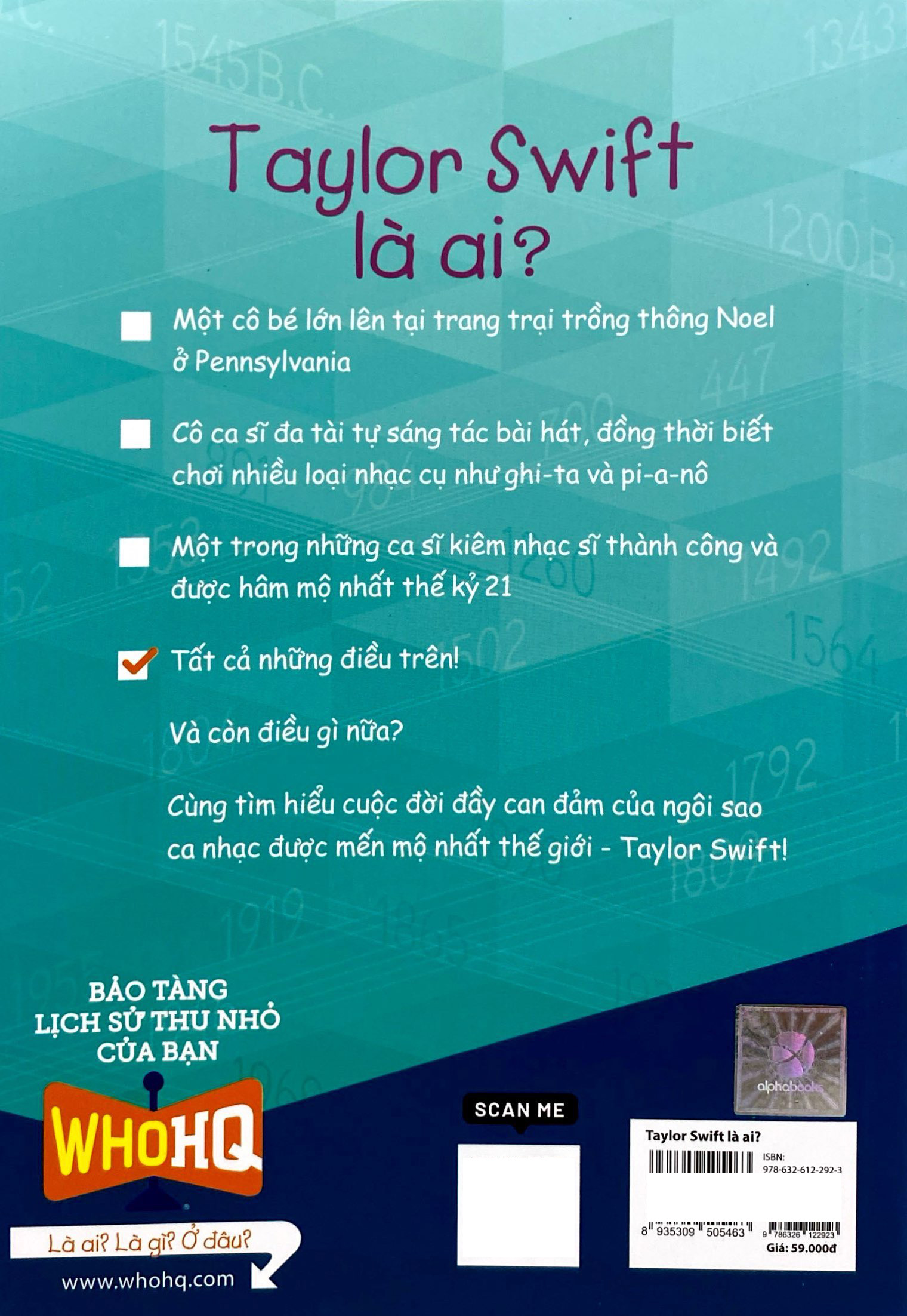 Bo Sach Chan Dung - Nhung Nguoi Thay Doi The Gioi - Taylor Swift La Ai?