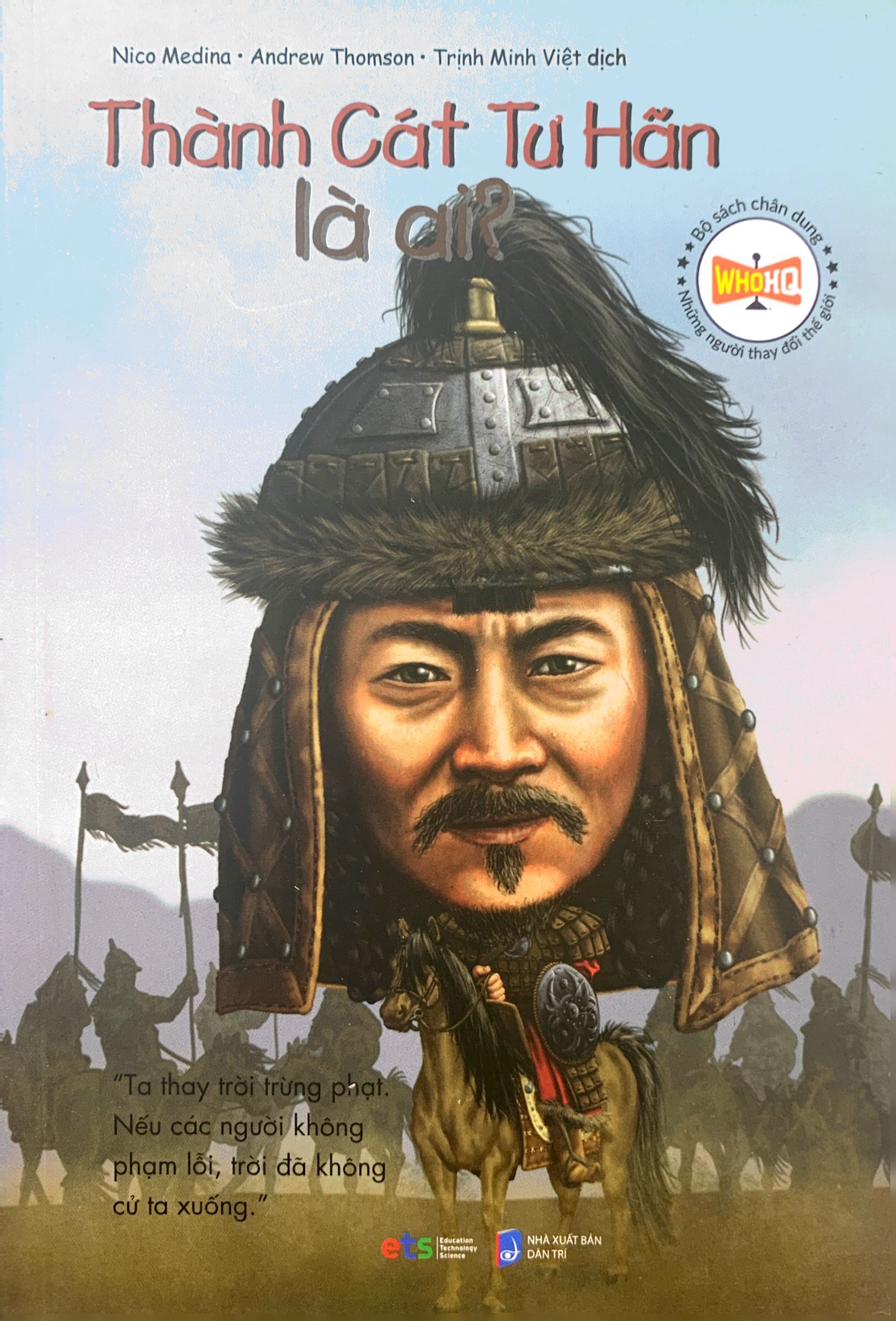 bộ sách chân dung - thành cát tư hãn là ai (tái bản 2022)