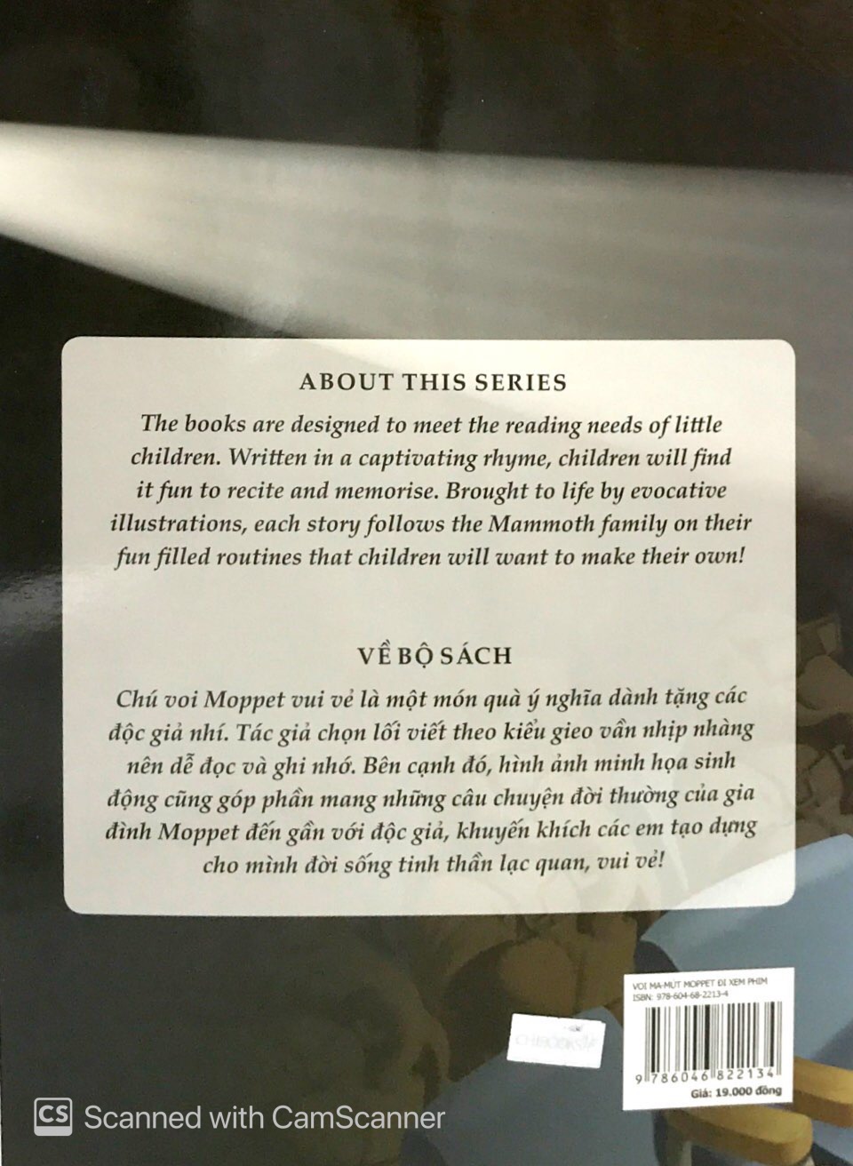 bộ sách chú voi moppet vui vẻ - voi ma-mut moppet đi xem phim