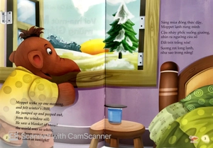 bộ sách chú voi moppet vui vẻ - voi ma-mut moppet mừng giáng sinh