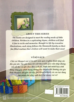 bộ sách chú voi moppet vui vẻ - voi ma-mut moppet mừng giáng sinh