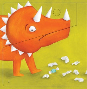 bộ sách chuyển động - không, không, khủng long ơi! - bìa cứng