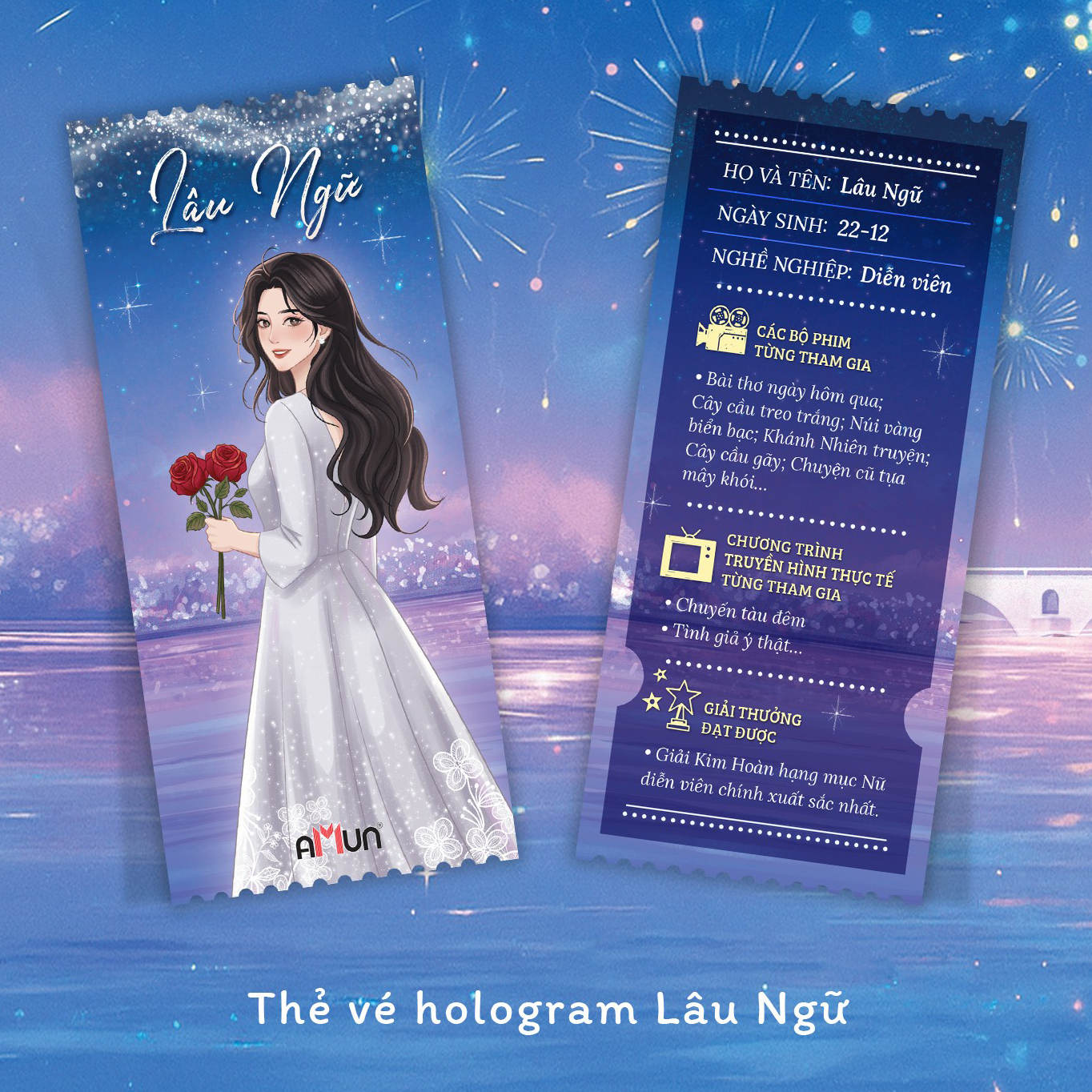 Bo Sach Chuyen Tau Dem Y Mong - Tap 1 + Tap 2 (Bo 2 Tap) - Ban Dac Biet - Tang Kem 2 Bookmark + 1 Postcard + 2 The Ve Hologarm Van Tuyet Thoi - Lau Ngu + 1 Standee Mica
