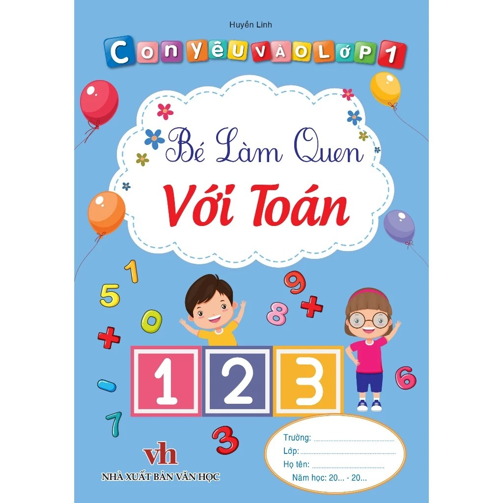 bộ sách con yêu vào lớp 1 (bộ 9 cuốn)