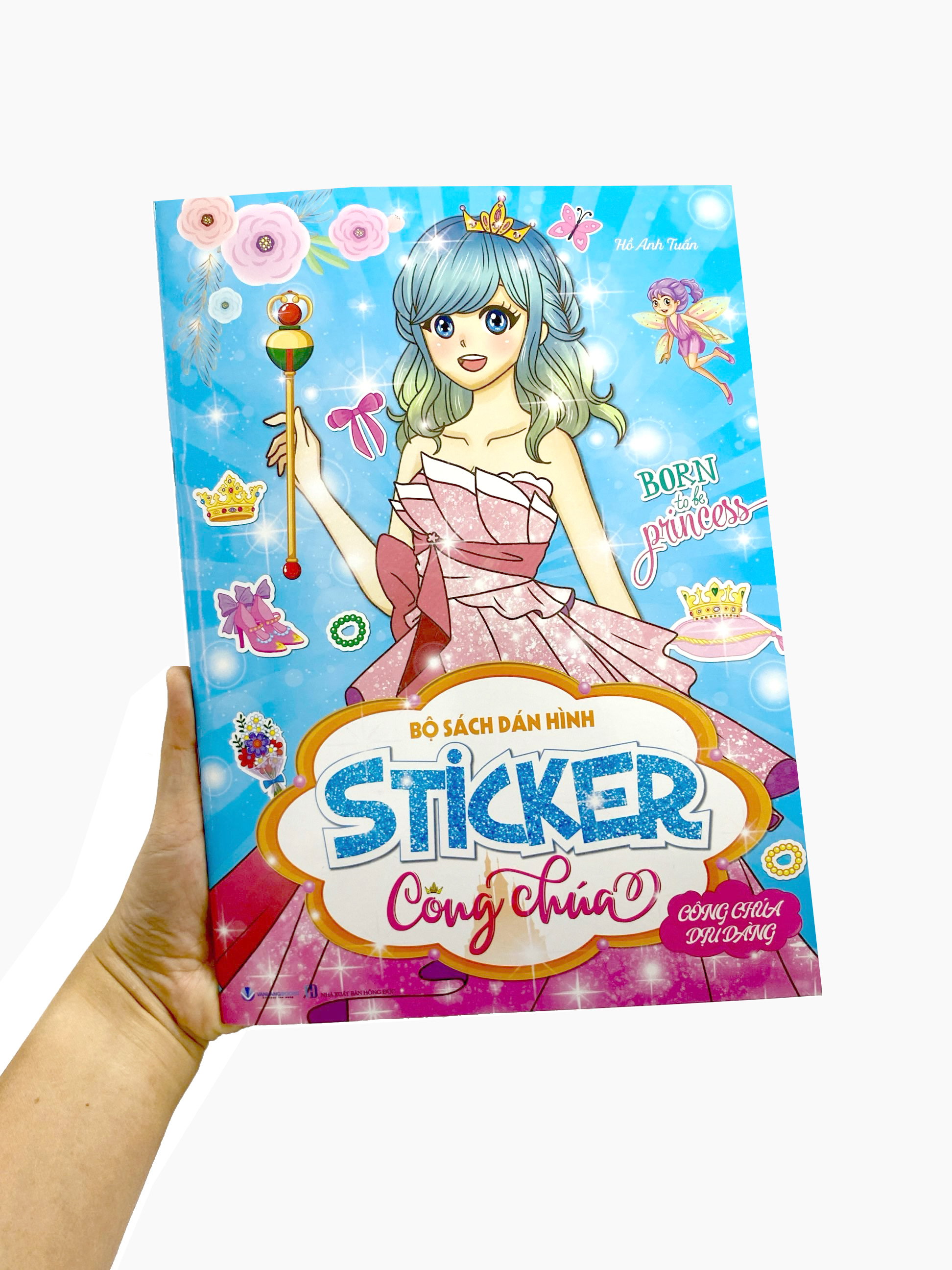 bộ sách dán hình - sticker công chúa - công chúa dịu dàng