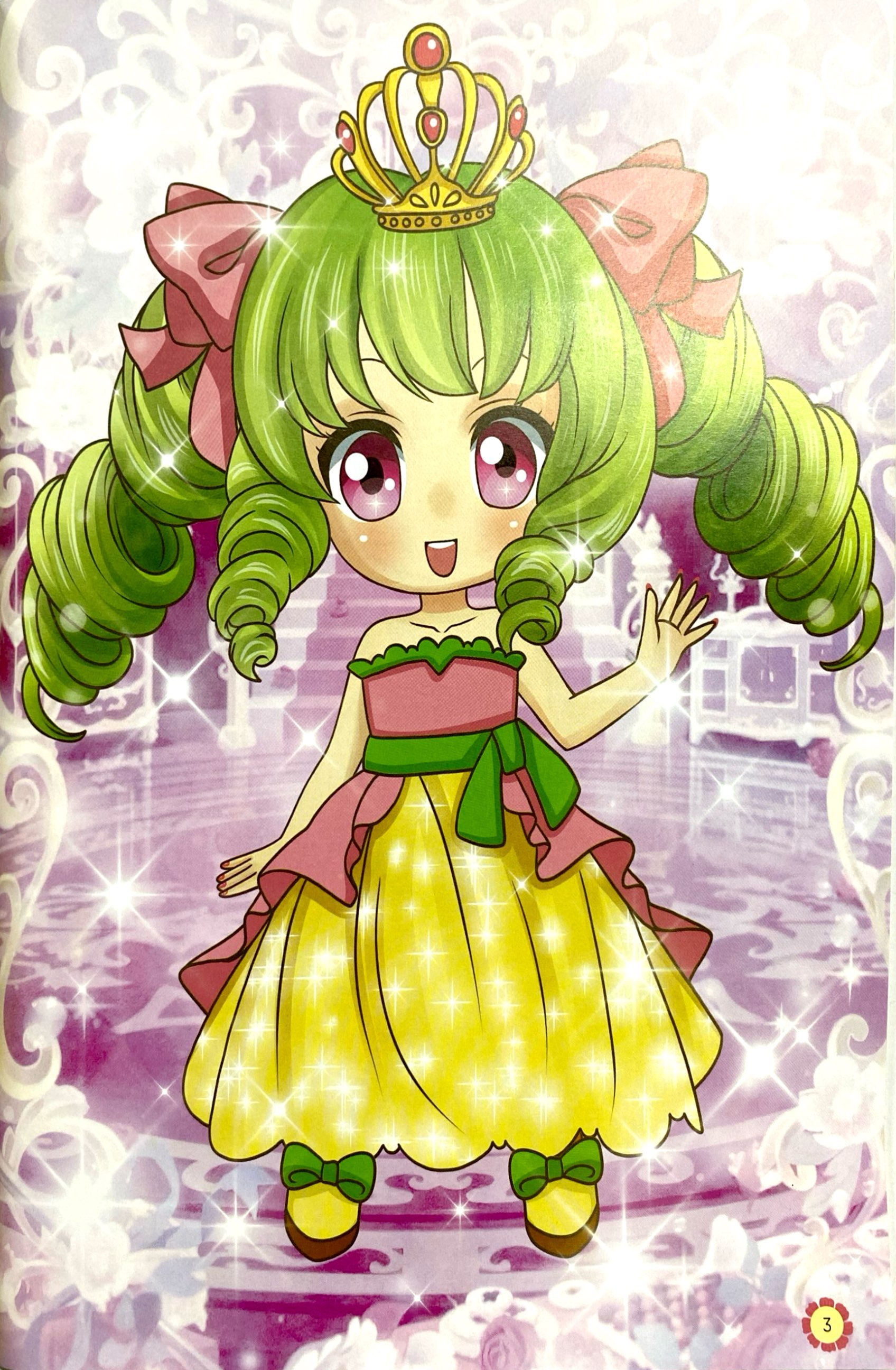 bộ sách dán hình - sticker công chúa - công chúa mộng mơ