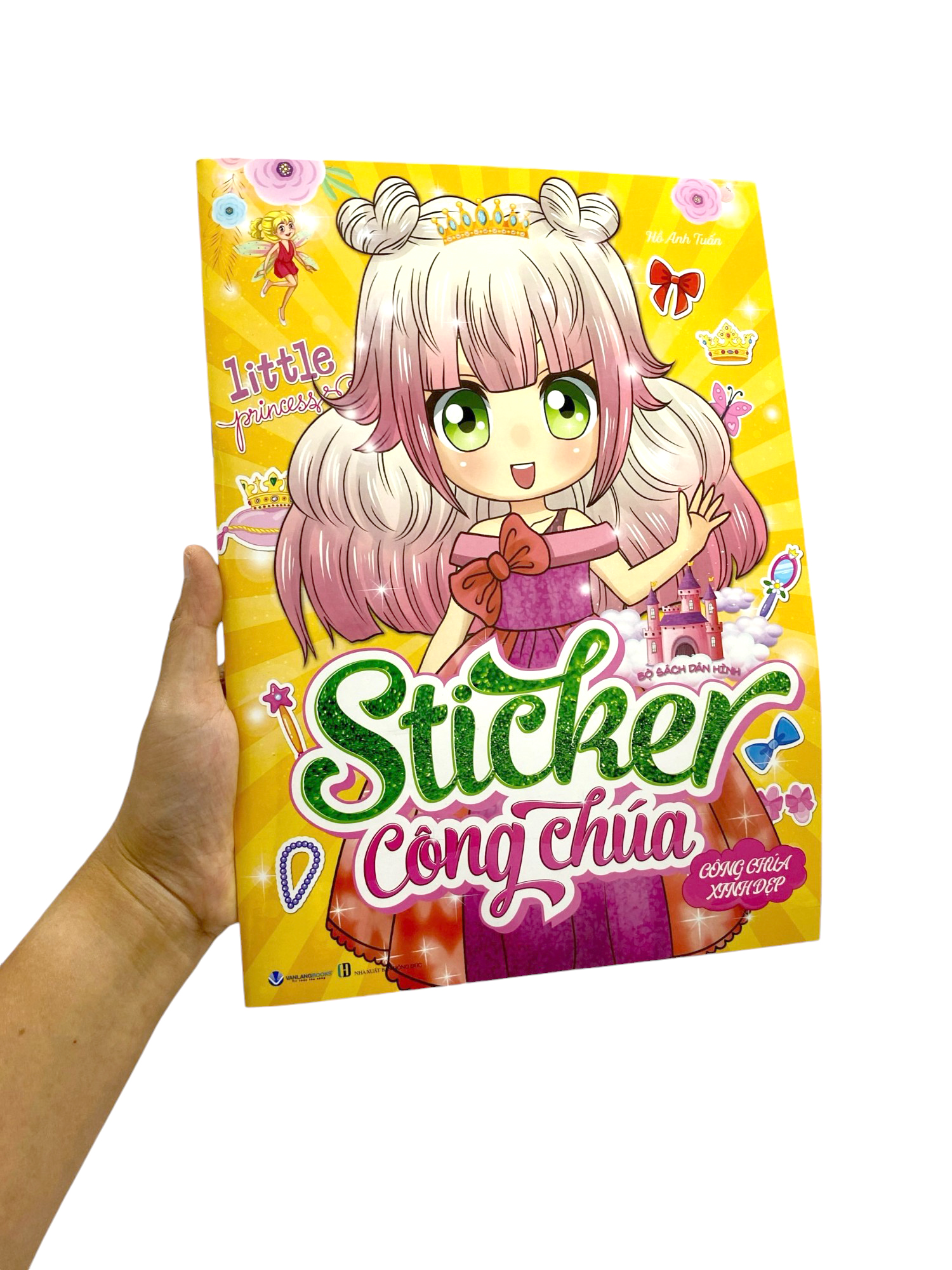 bộ sách dán hình - sticker công chúa - công chúa xinh đẹp