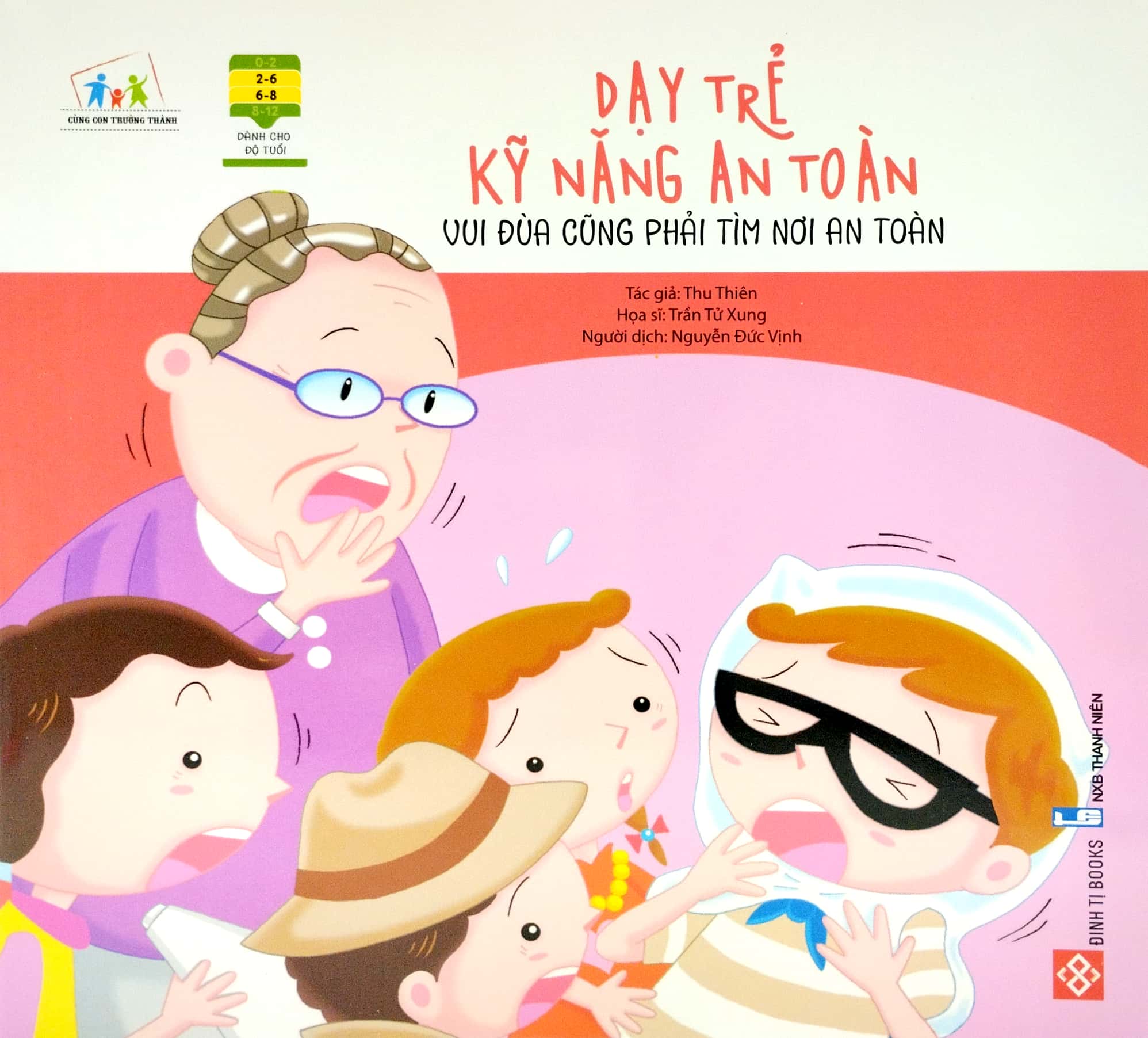 bộ sách dạy trẻ kỹ năng an toàn (bộ 5 cuốn)