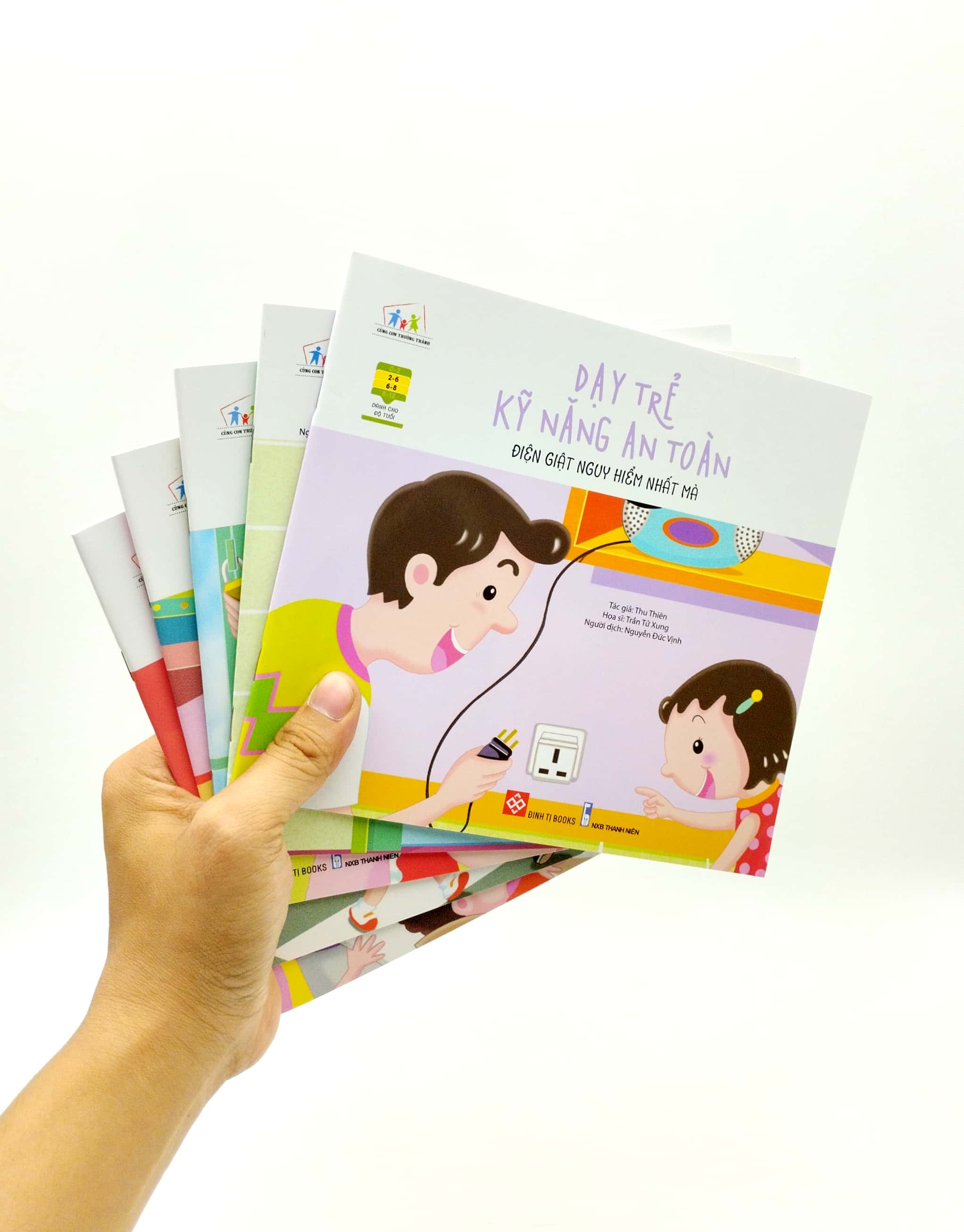 bộ sách dạy trẻ kỹ năng an toàn (bộ 5 cuốn)