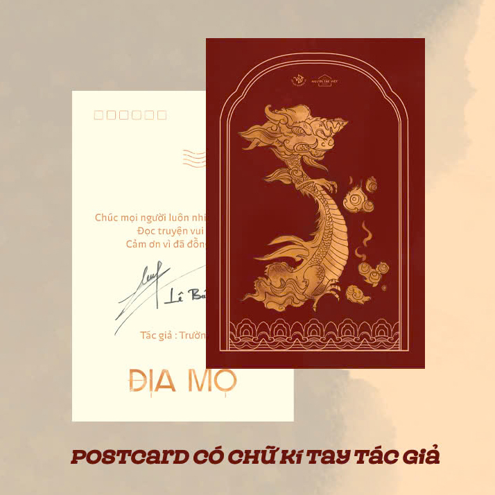 bộ sách địa mộ - tập 1 + tập 2 (bộ 2 tập) - bản đặc biệt - tặng kèm bookmark + móc khóa + postcard có chữ kí tác giả