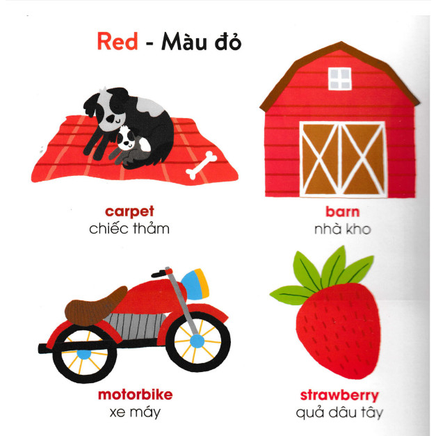 bộ sách đồ chơi - chuyến xe buýt sắc màu