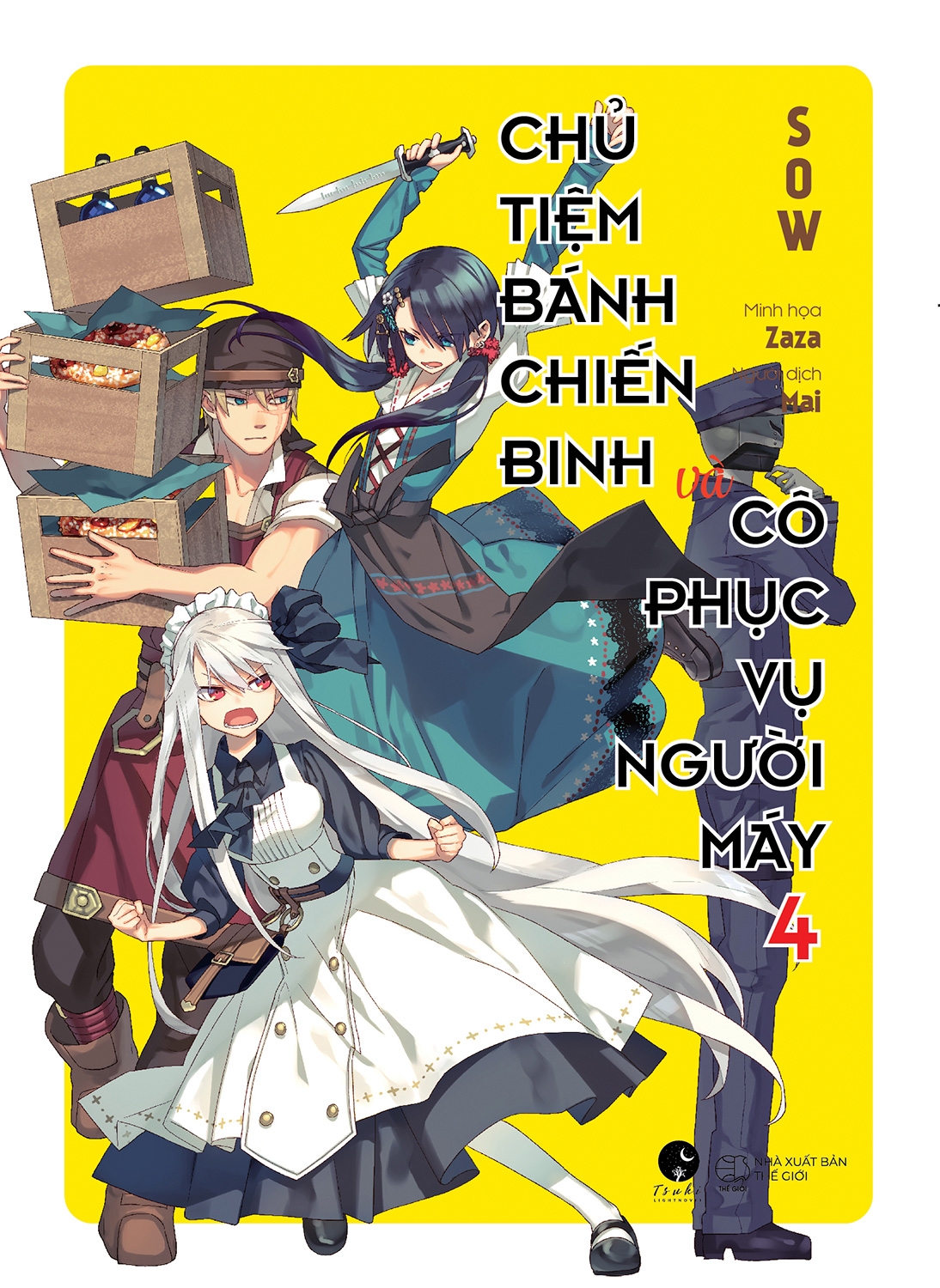 Bộ
						
										
										[Sách Đồng Giá 40K] Chủ Tiệm Bánh Chiến Binh Và Cô Phục Vụ Người Máy - Tập 4