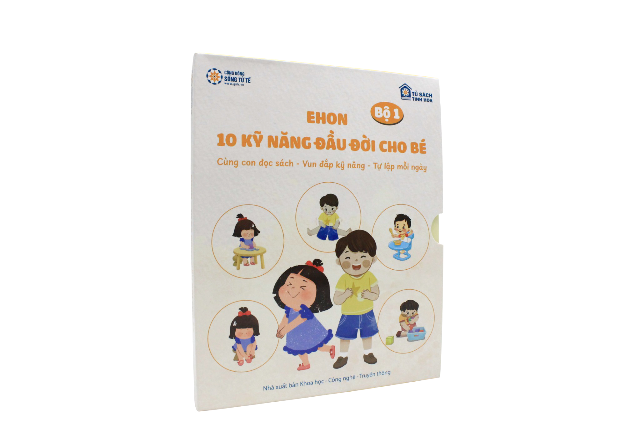 Bo Sach Ehon - 10 Ky Nang Dau Doi Cho Be - Bo 1 (Bo 5 Cuon)