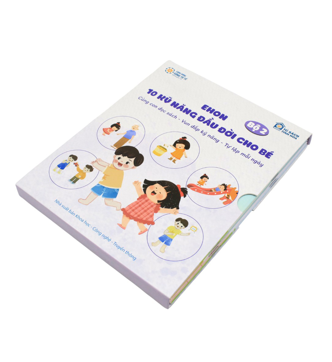 Bo Sach Ehon - 10 Ky Nang Dau Doi Cho Be - Bo 2 (Bo 5 Cuon)