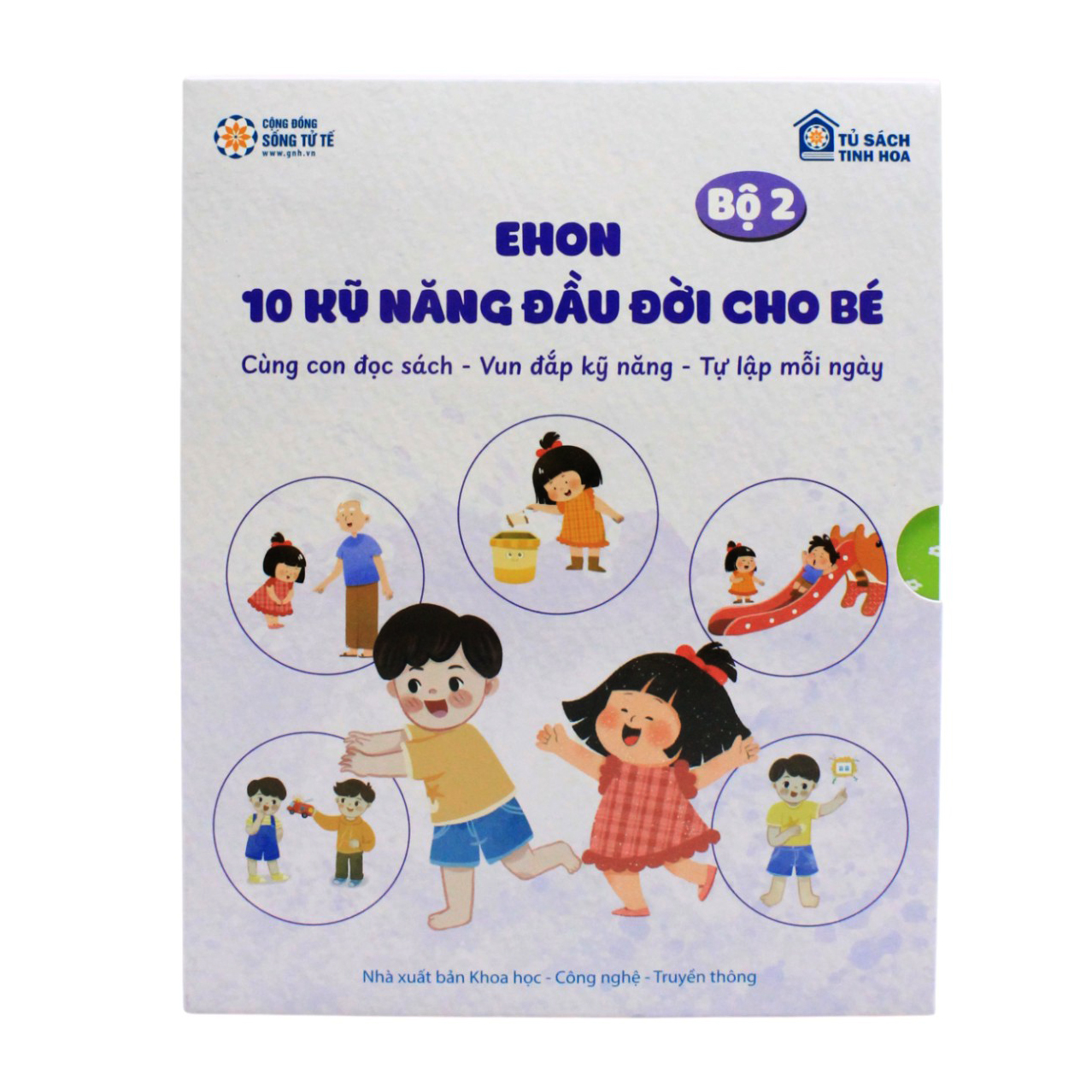 Bo Sach Ehon - 10 Ky Nang Dau Doi Cho Be - Bo 2 (Bo 5 Cuon)