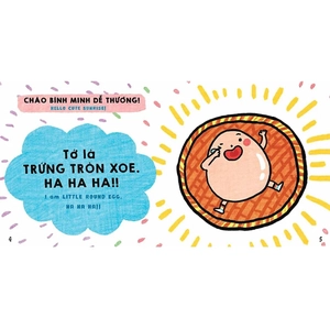 bộ sách ehon nhận biết - bé trứng tròn xoe (từ 1-6 tuổi) (bộ 4 cuốn)